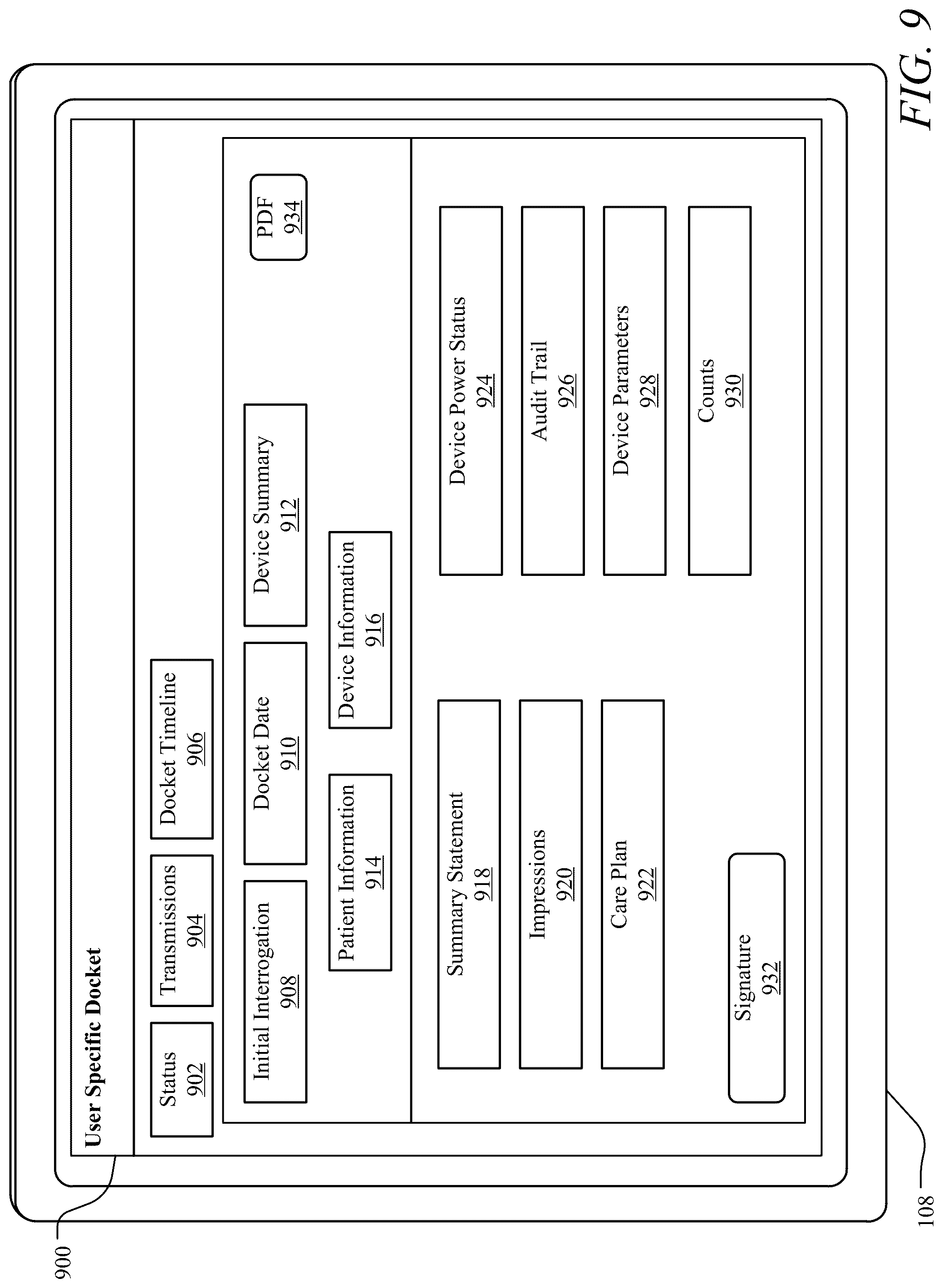 Patent US12315629 Figure 9 – Systems and methods for managing patient medical devices