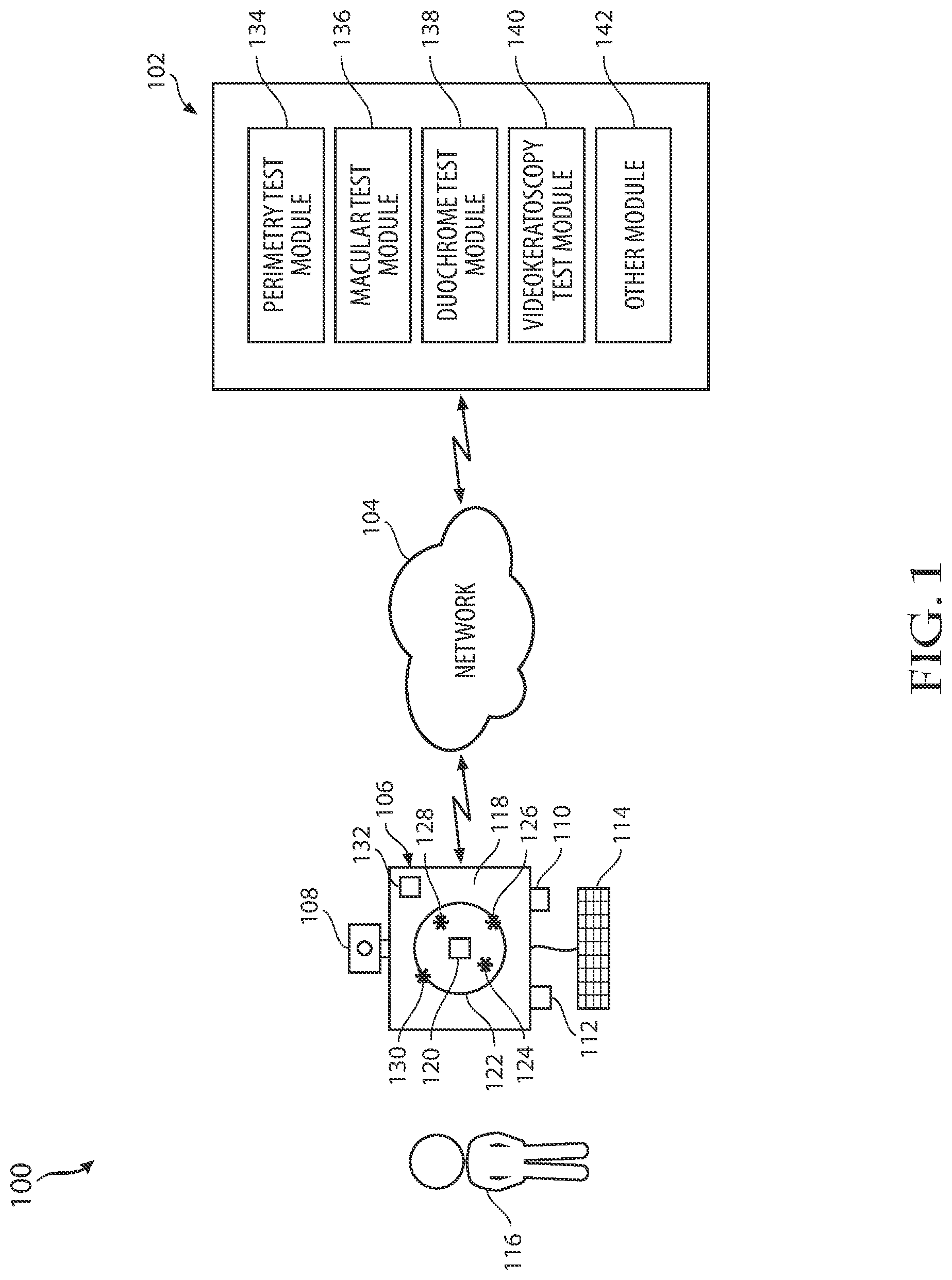 Patent US12315632 Figure 1 – Systems and methods for ophthalmic digital diagnostics via telemedicine
