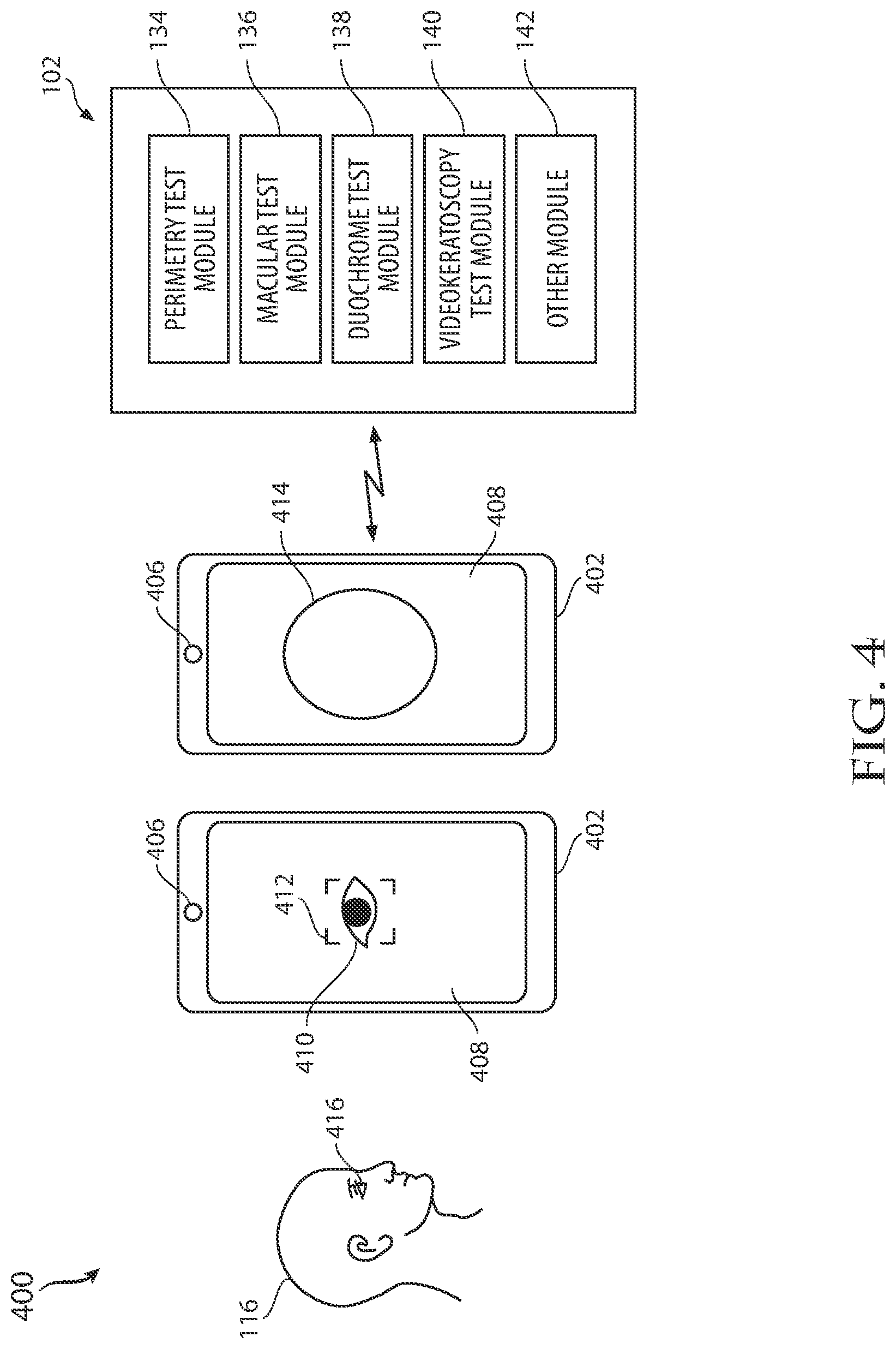 Patent US12315632 Figure 4 – Systems and methods for ophthalmic digital diagnostics via telemedicine