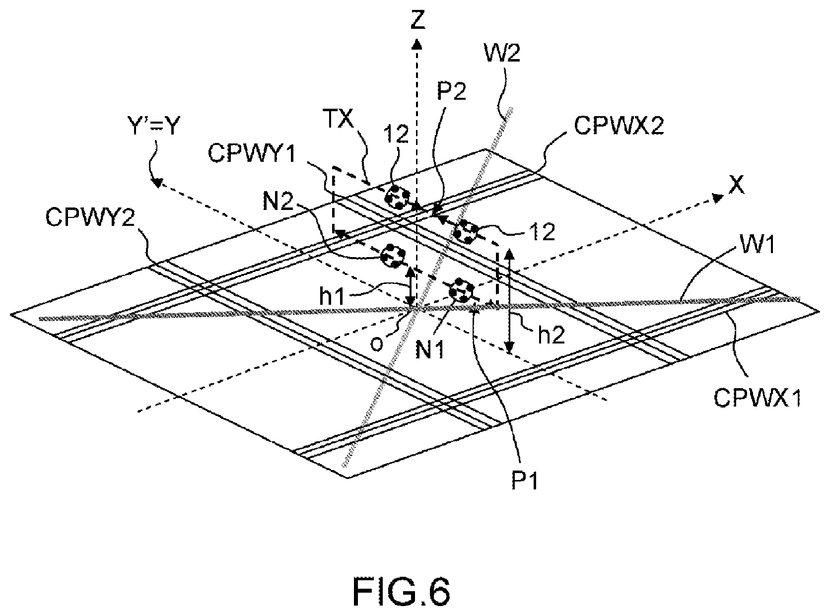 Patent US12315653 Figure 6 – Atomic chip for ultra-cold atom inertial sensor and associated sensor
