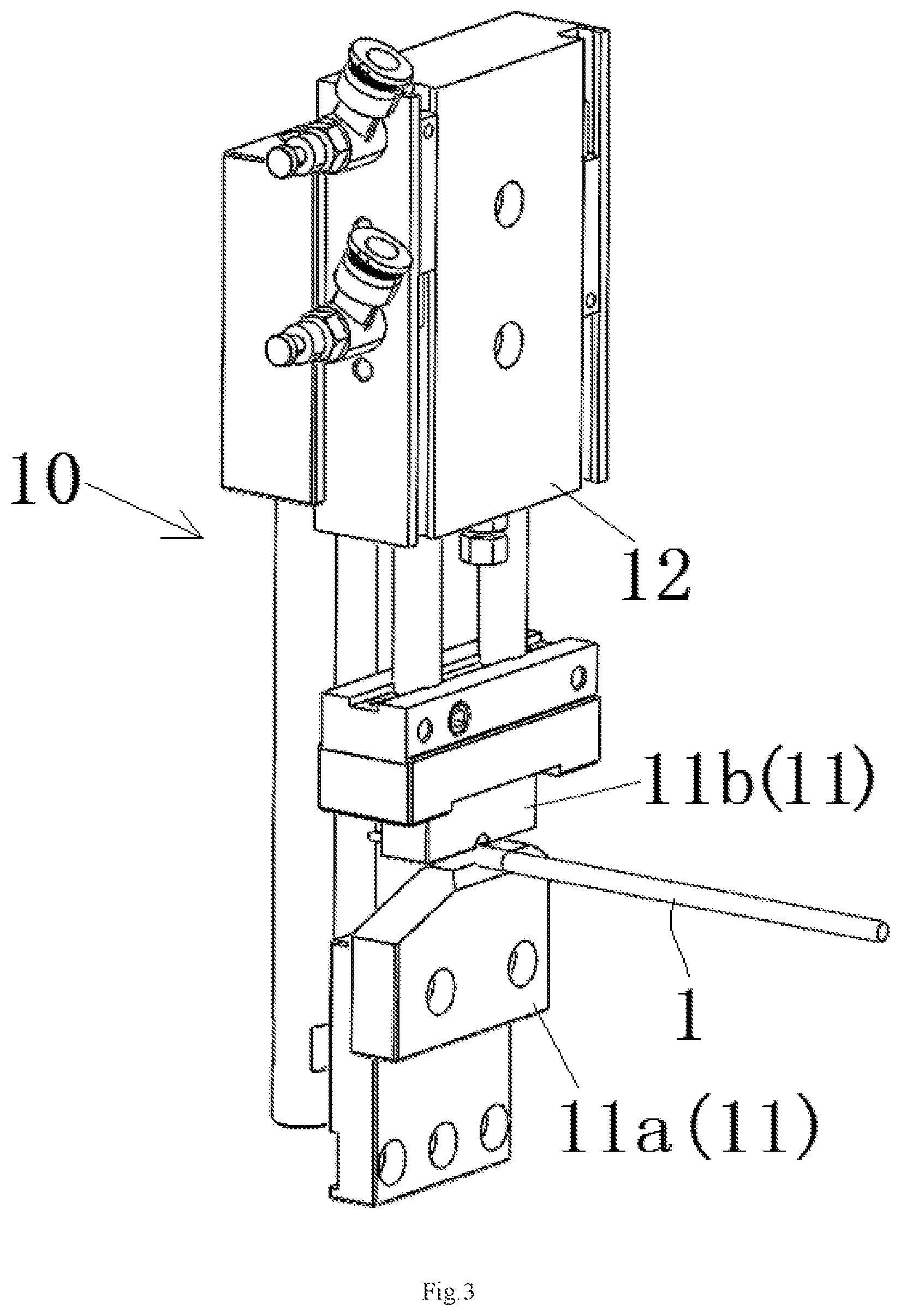 Patent US12315654 Figure 3 – Cable processing device