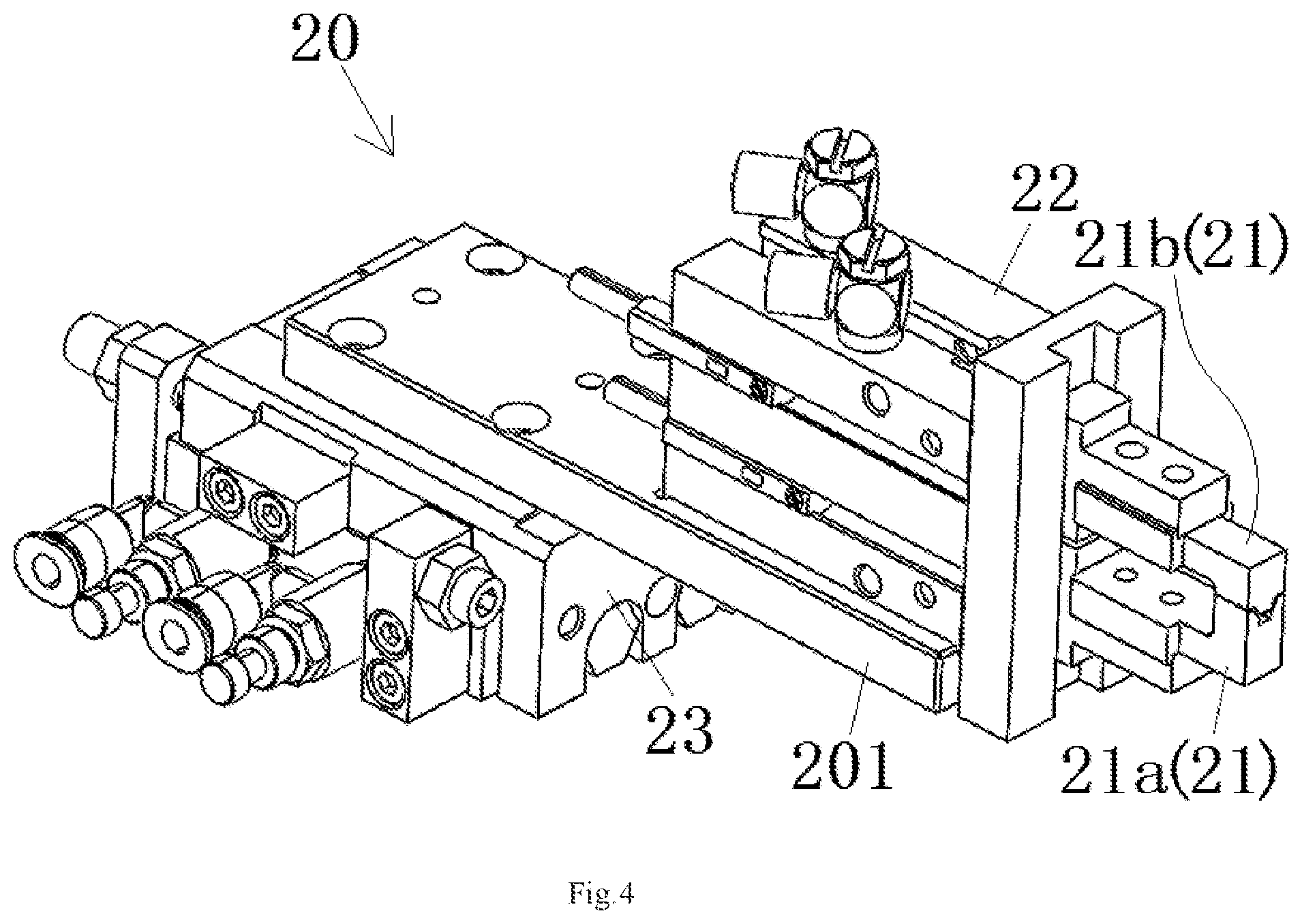 Patent US12315654 Figure 4 – Cable processing device