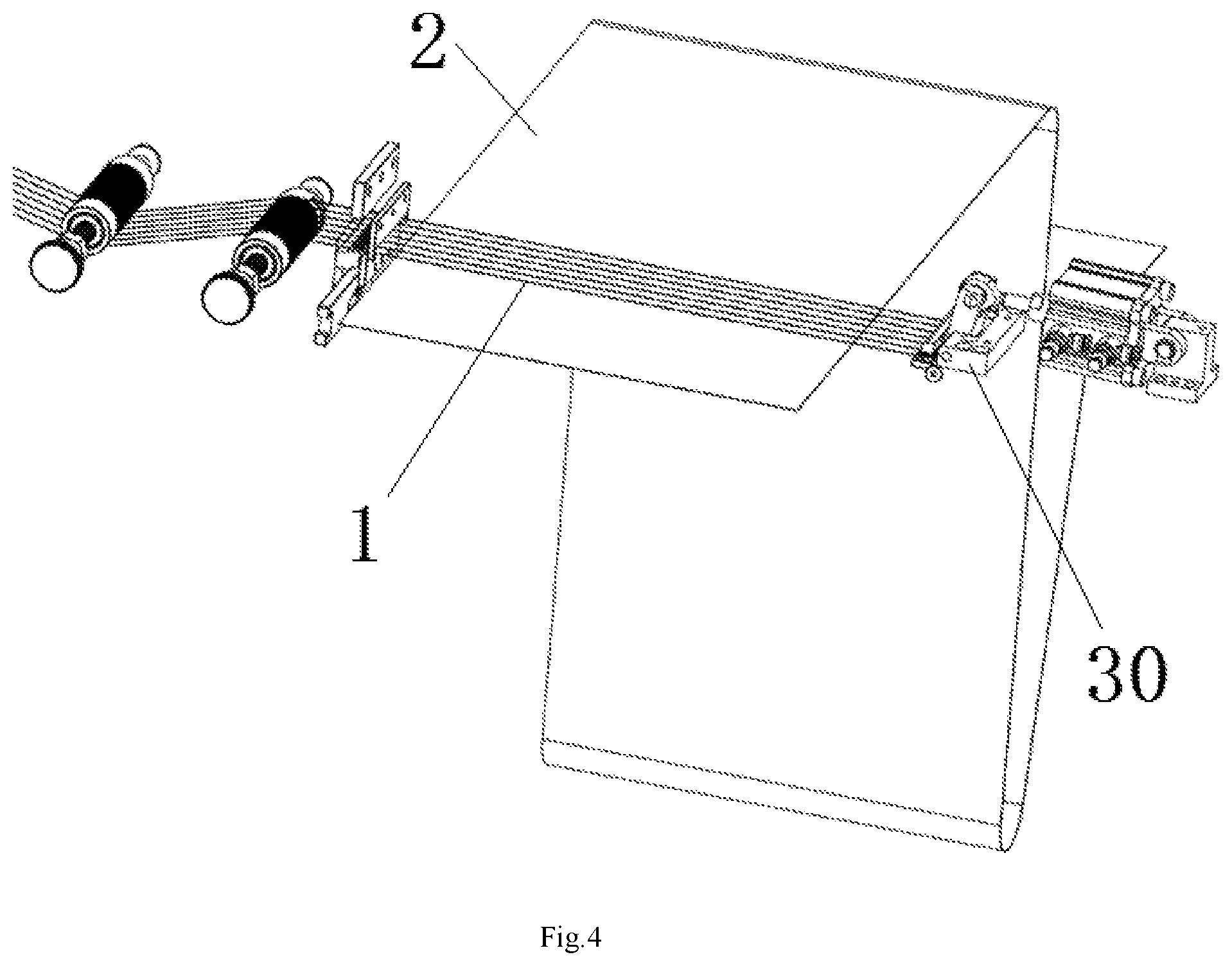 Patent US12315655 Figure 4 – Flexible flat cable manufacturing system and method, and flexible flat cable