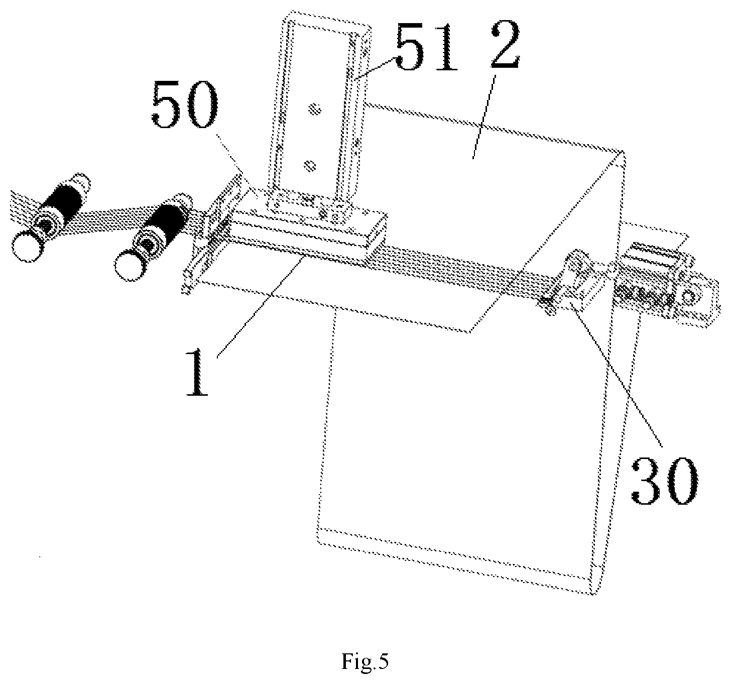 Patent US12315655 Figure 5 – Flexible flat cable manufacturing system and method, and flexible flat cable