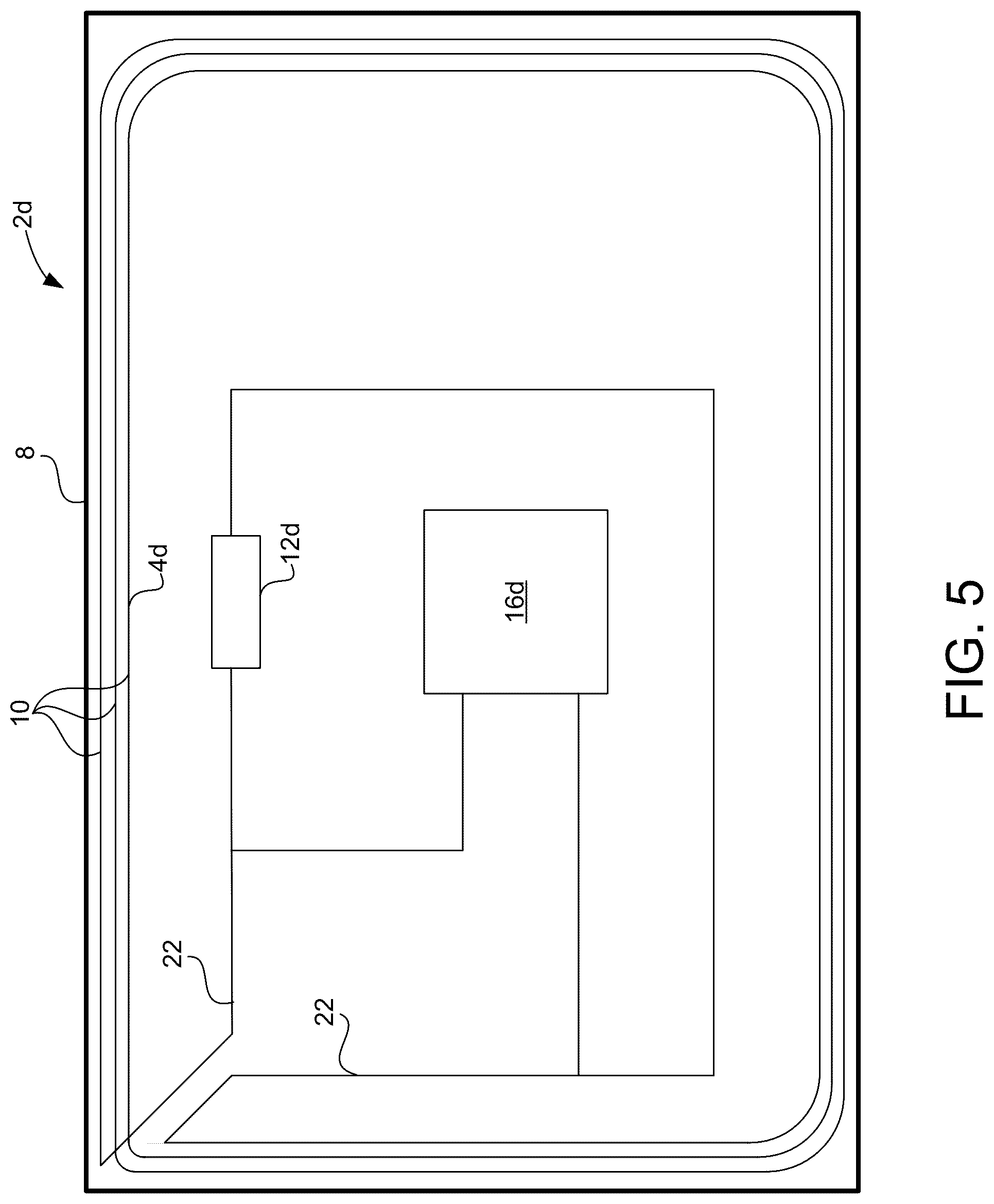 Patent US12315672 Figure 5 – Multiple interface electronic card