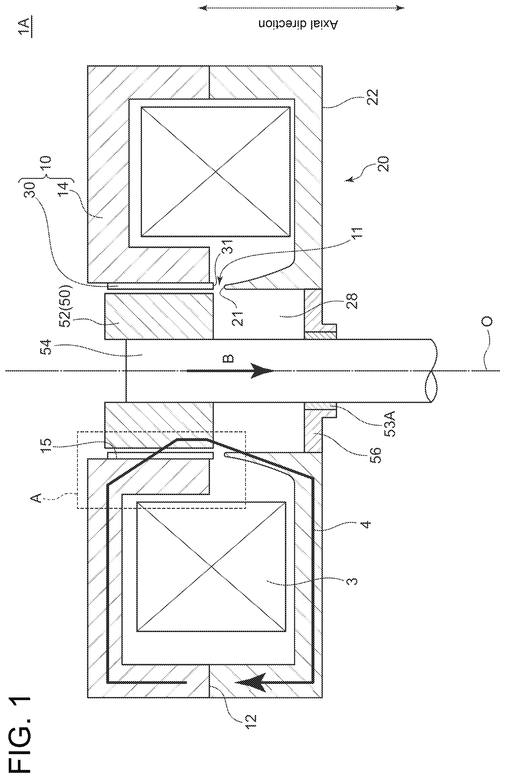 Patent US12315673 Figure 1 – Solenoid actuator and method for manufacturing solenoid actuator