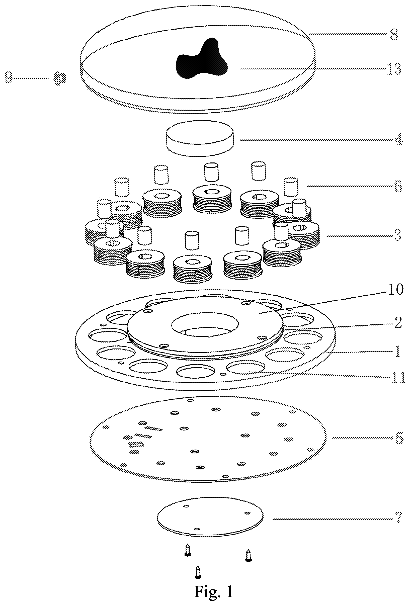 Patent US12315674 Figure 1 – Ferrofluid control device