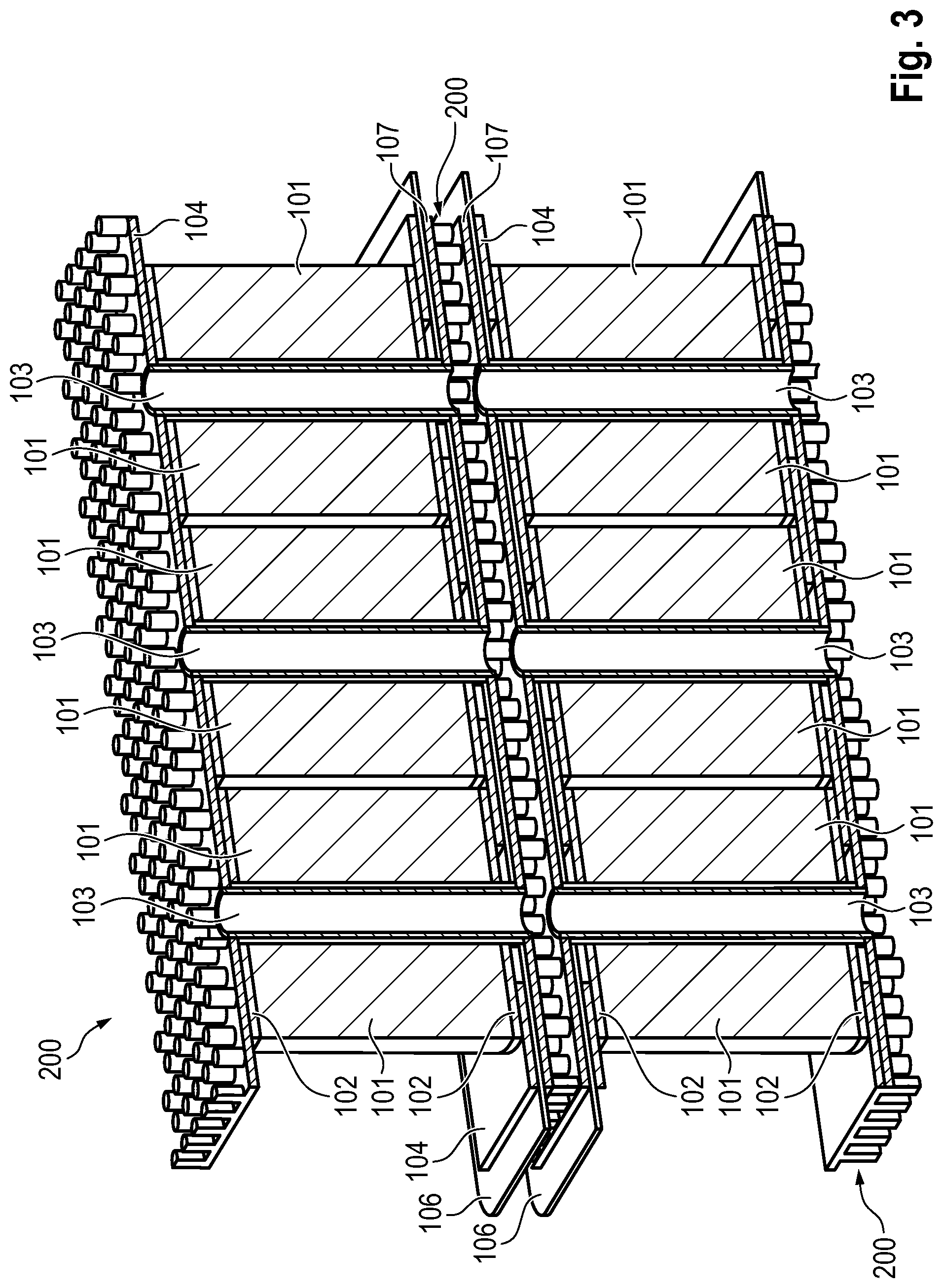 Patent US12315676 Figure 3 – Capacitor with electrically conductive cooling channel