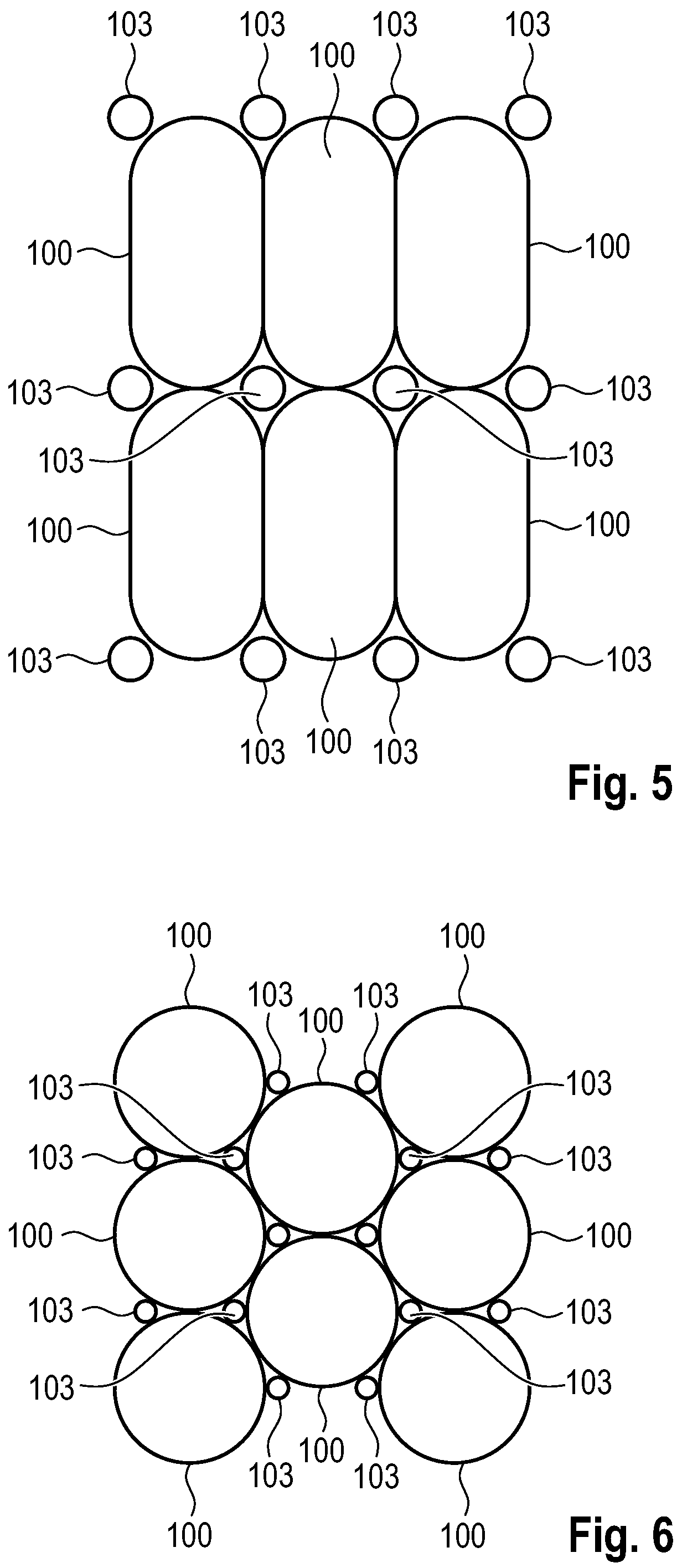 Patent US12315676 Figure 5 – Capacitor with electrically conductive cooling channel