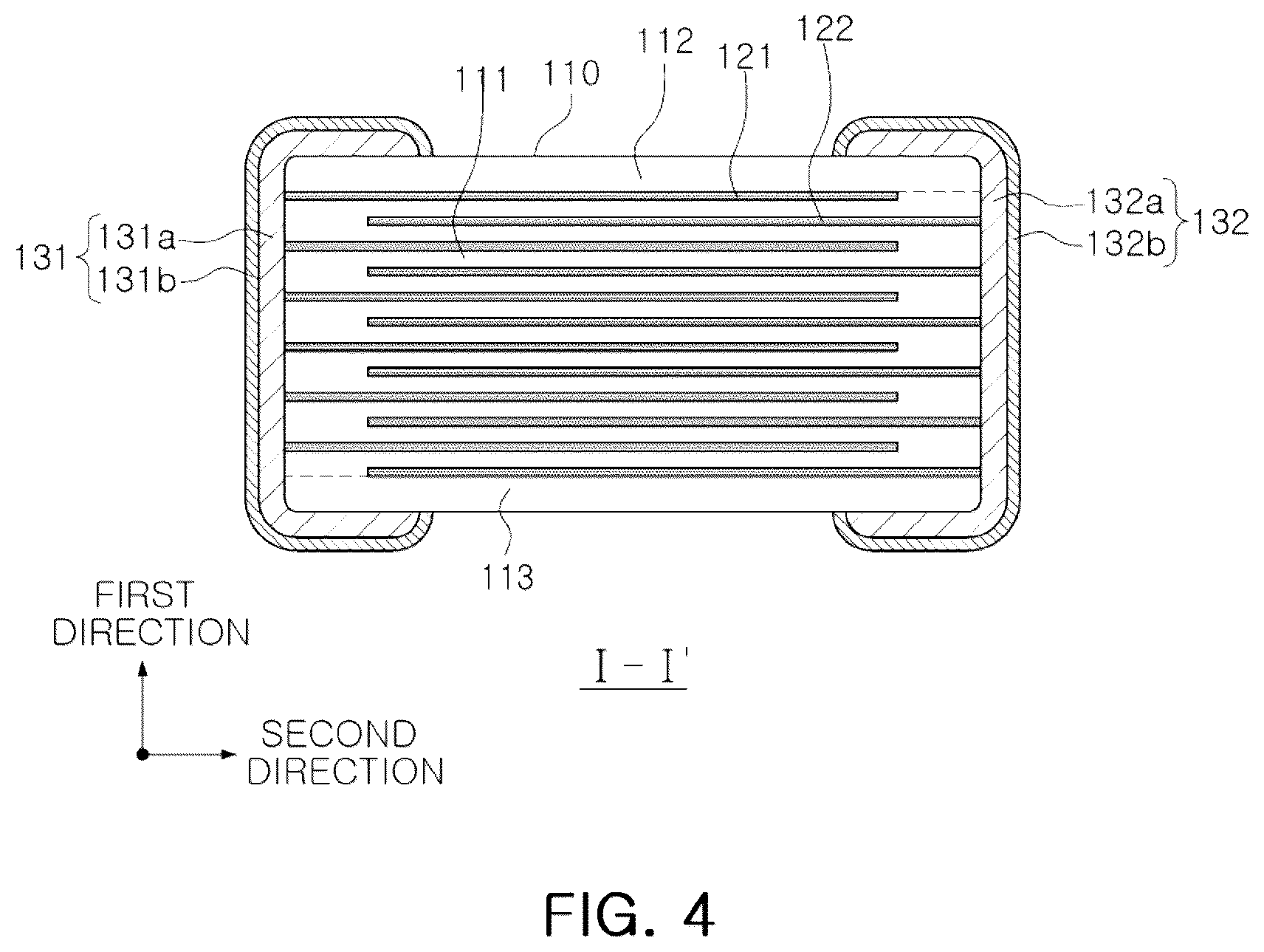 Patent US12315677 Figure 4 – Multilayer electronic component having improved high temperature load life and moisture resistance reliability