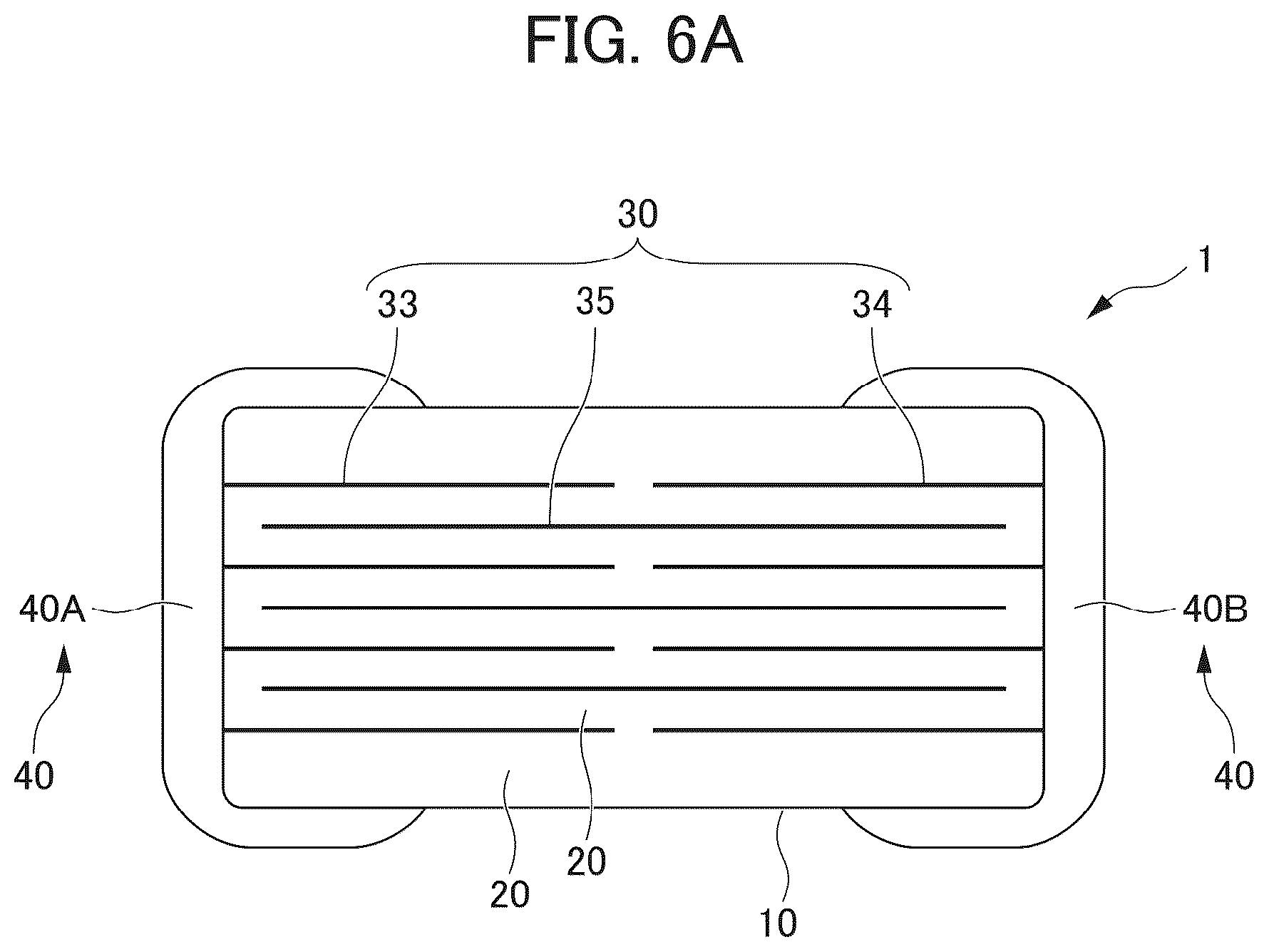 Patent US12315678 Figure 6 – Multilayer ceramic capacitor