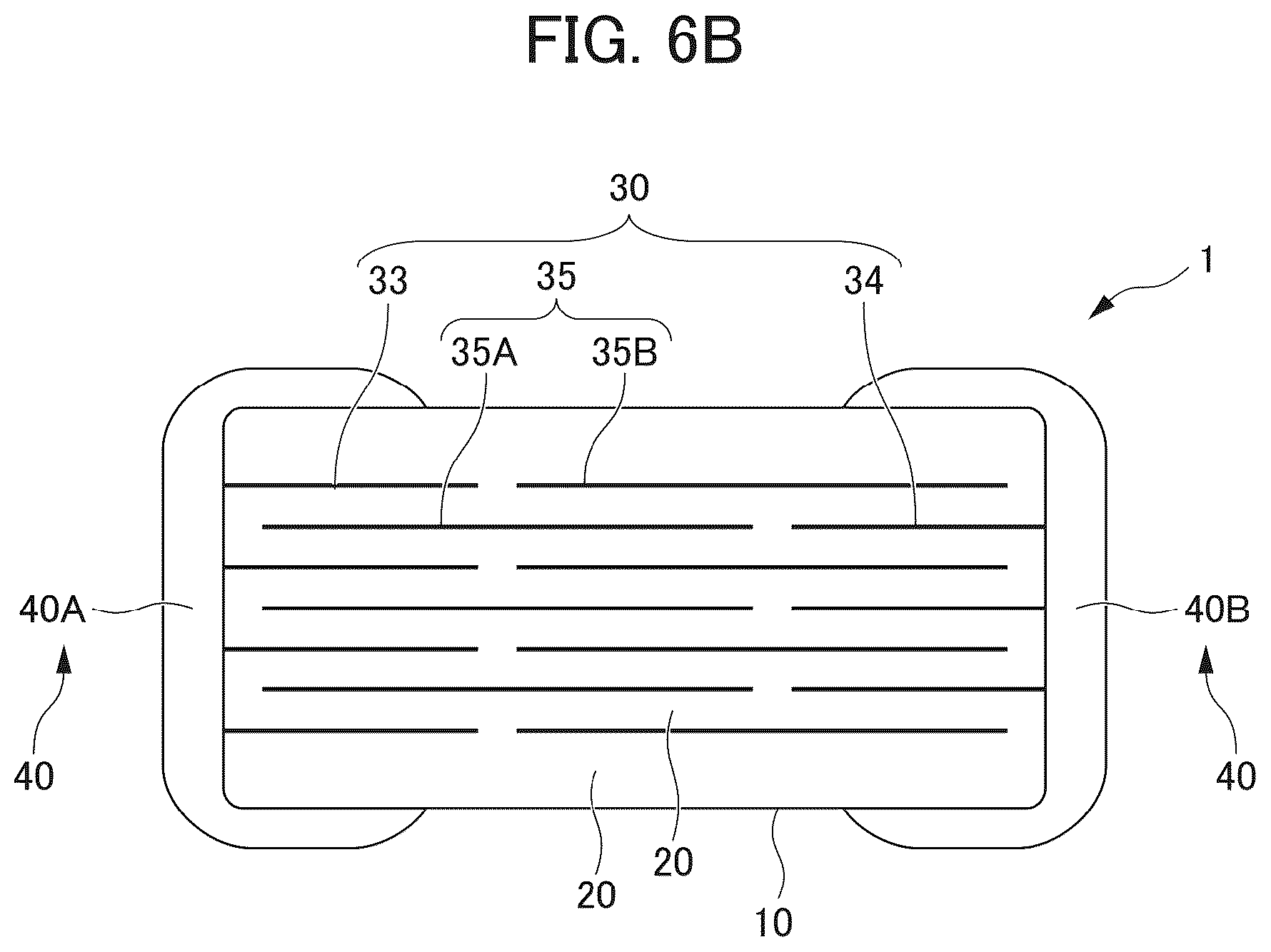 Patent US12315678 Figure 7 – Multilayer ceramic capacitor