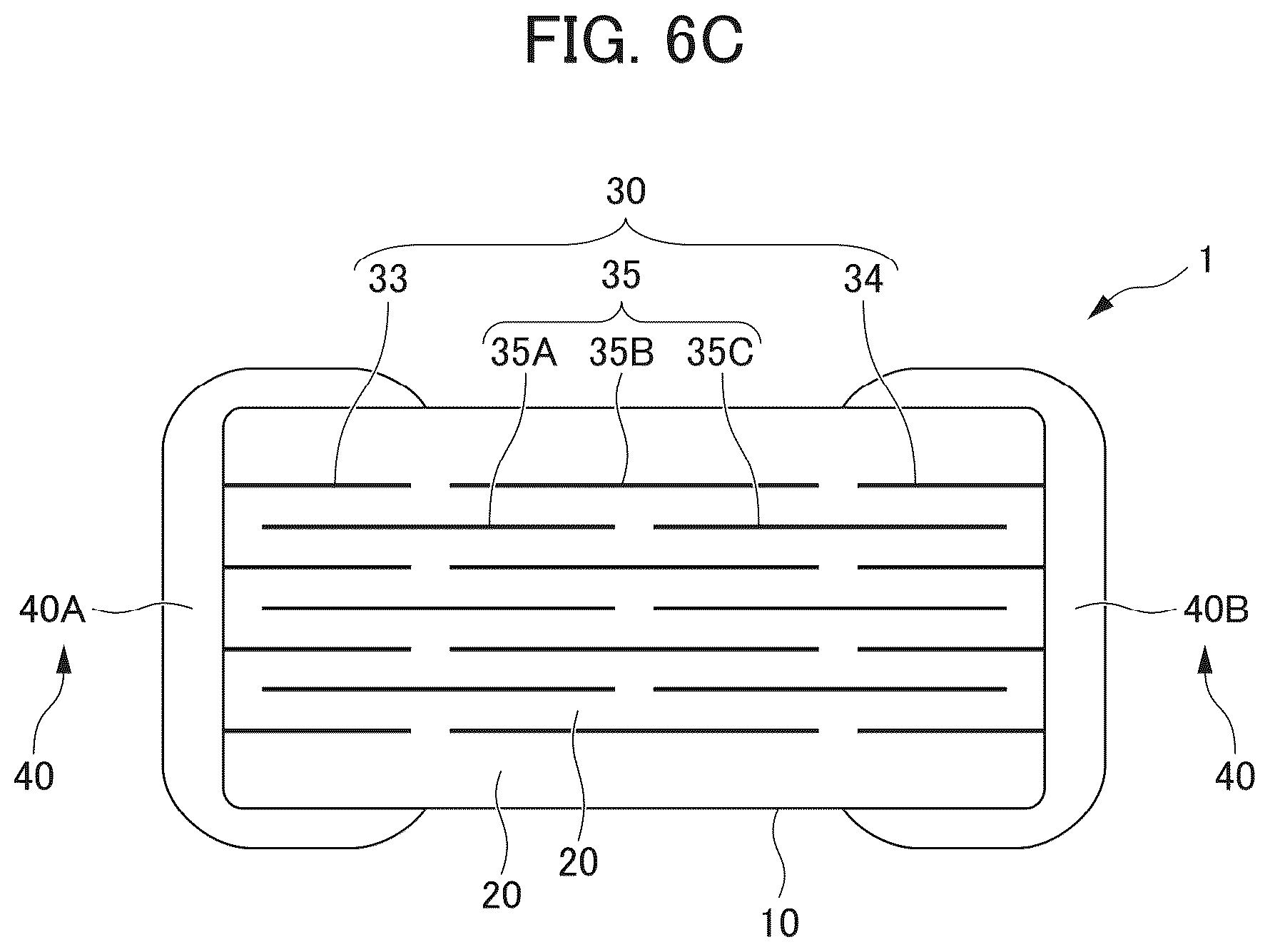 Patent US12315678 Figure 8 – Multilayer ceramic capacitor