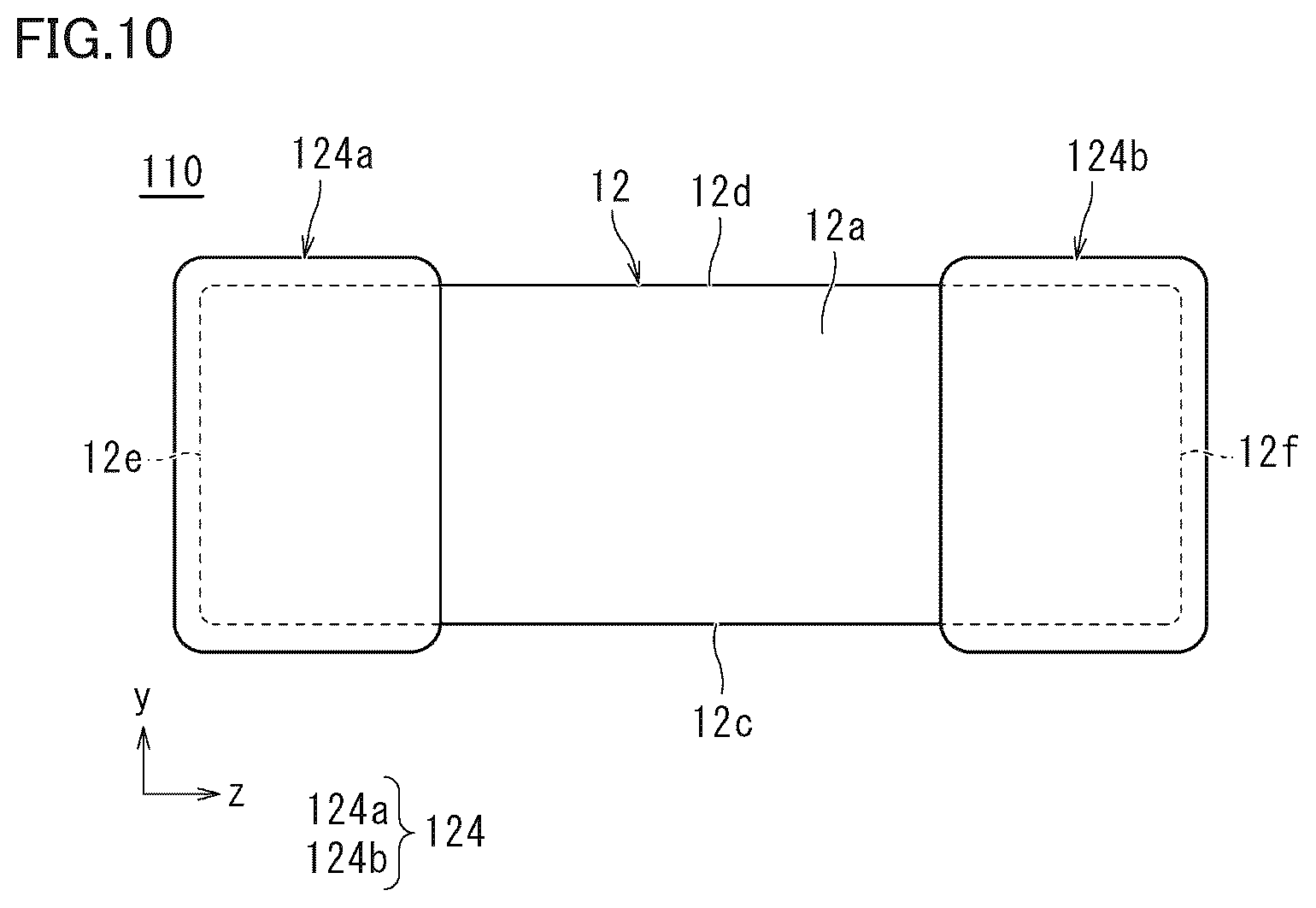 Patent US12315680 Figure 10 – Multilayer ceramic electronic component