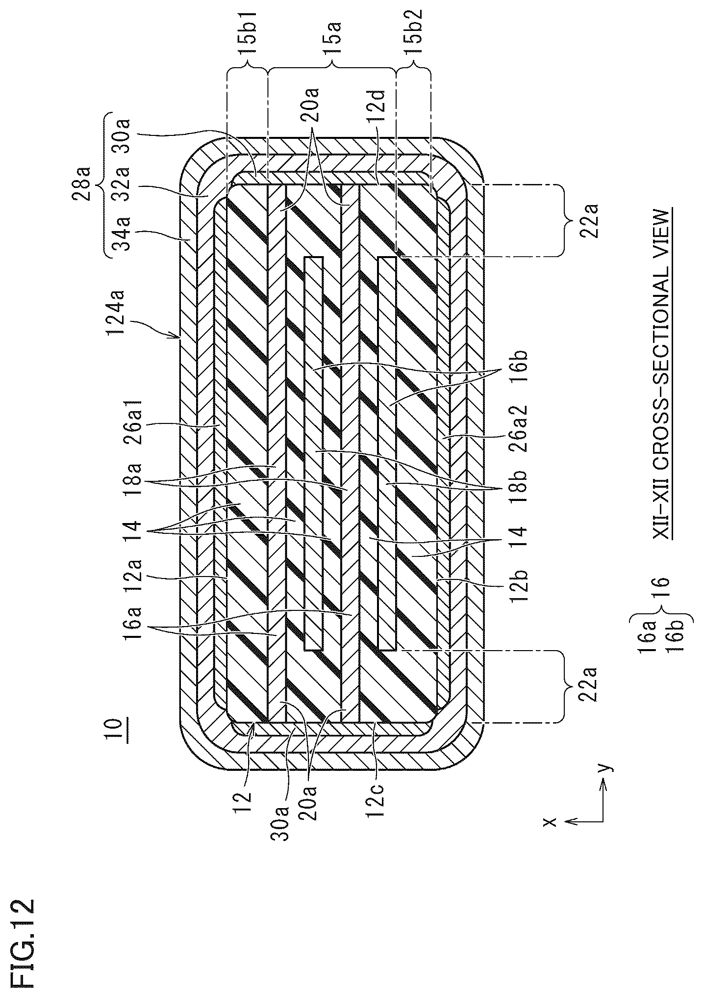 Patent US12315680 Figure 12 – Multilayer ceramic electronic component