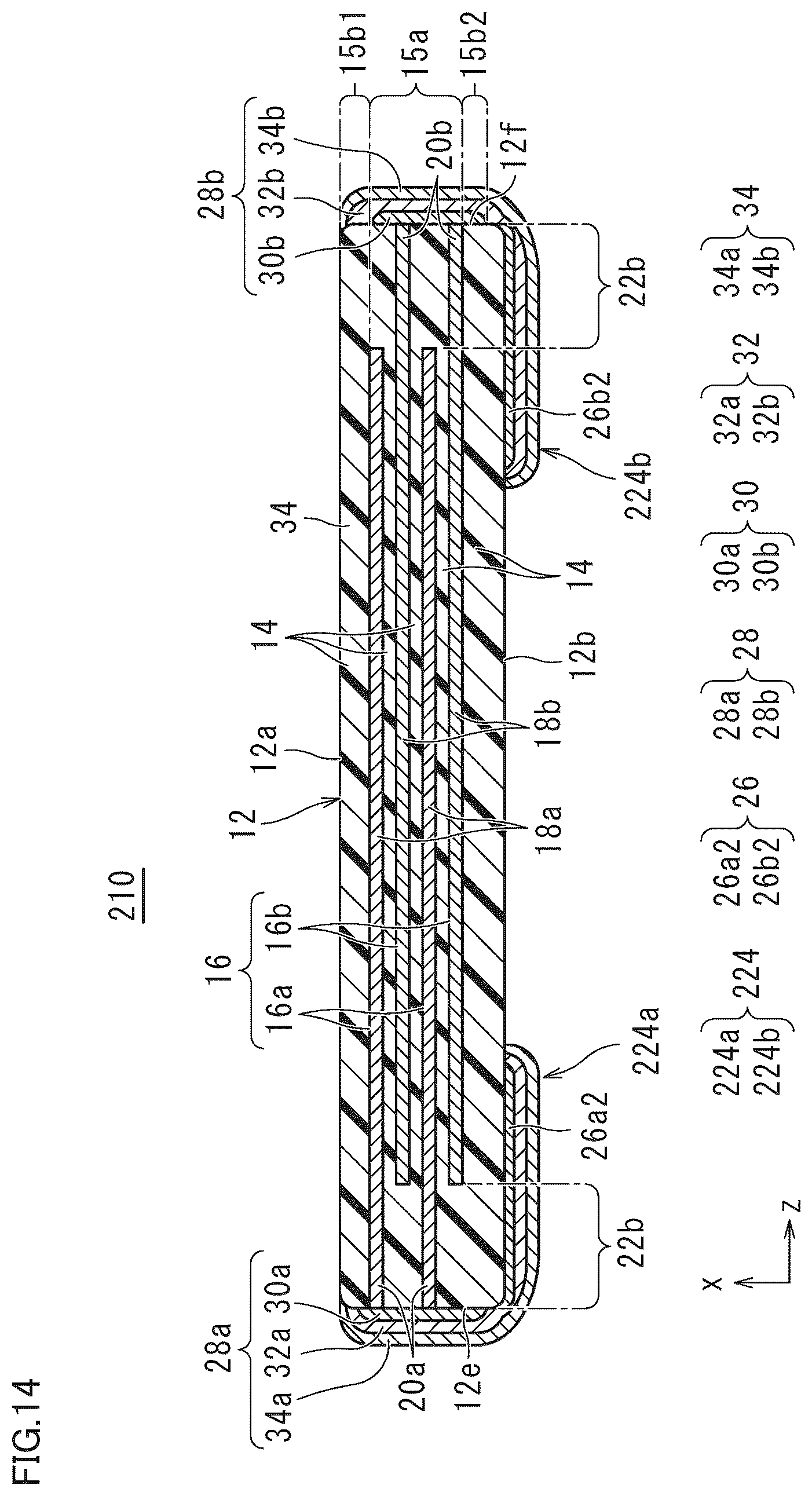 Patent US12315680 Figure 14 – Multilayer ceramic electronic component