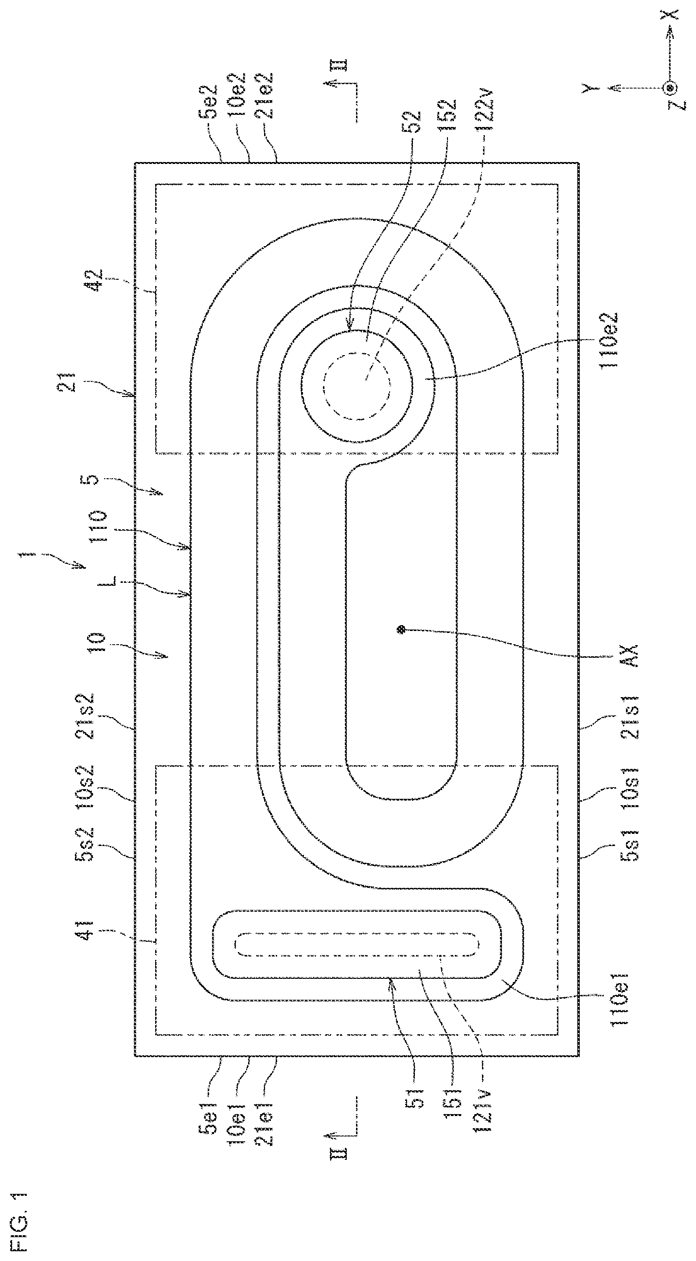 Patent US12315682 Figure 1 – Passive component and package component