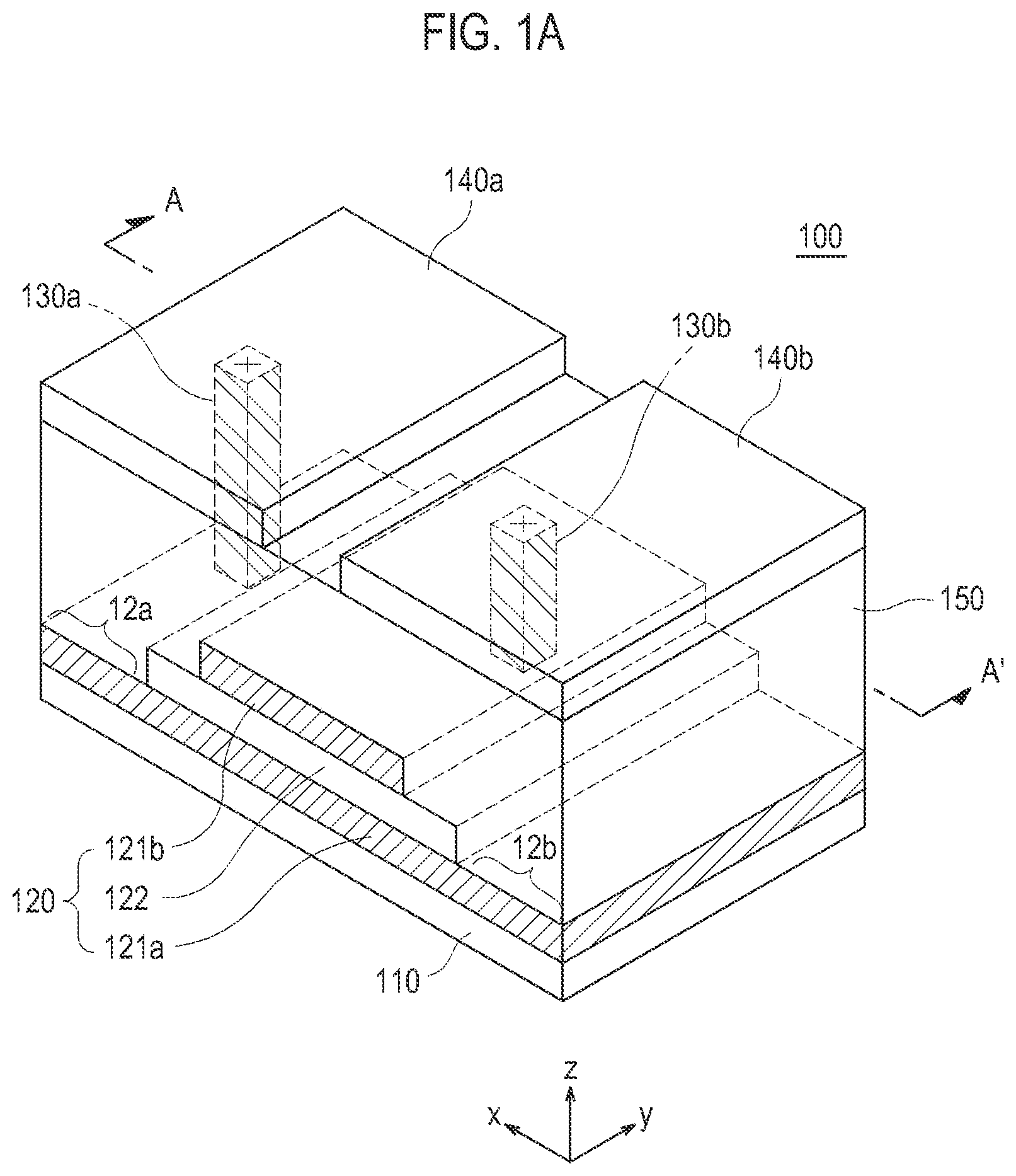 Patent US12315683 Figure 1 – Structure and methods of forming the structure