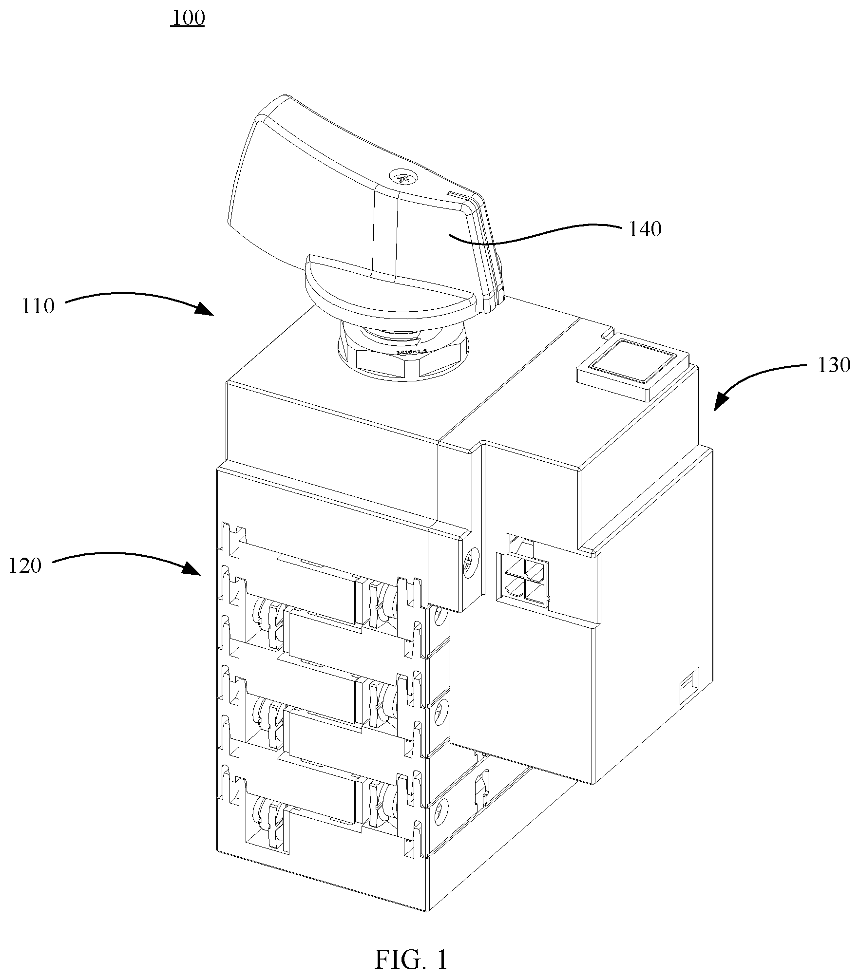 Patent US12315687 — Rotary switch — Figure 1