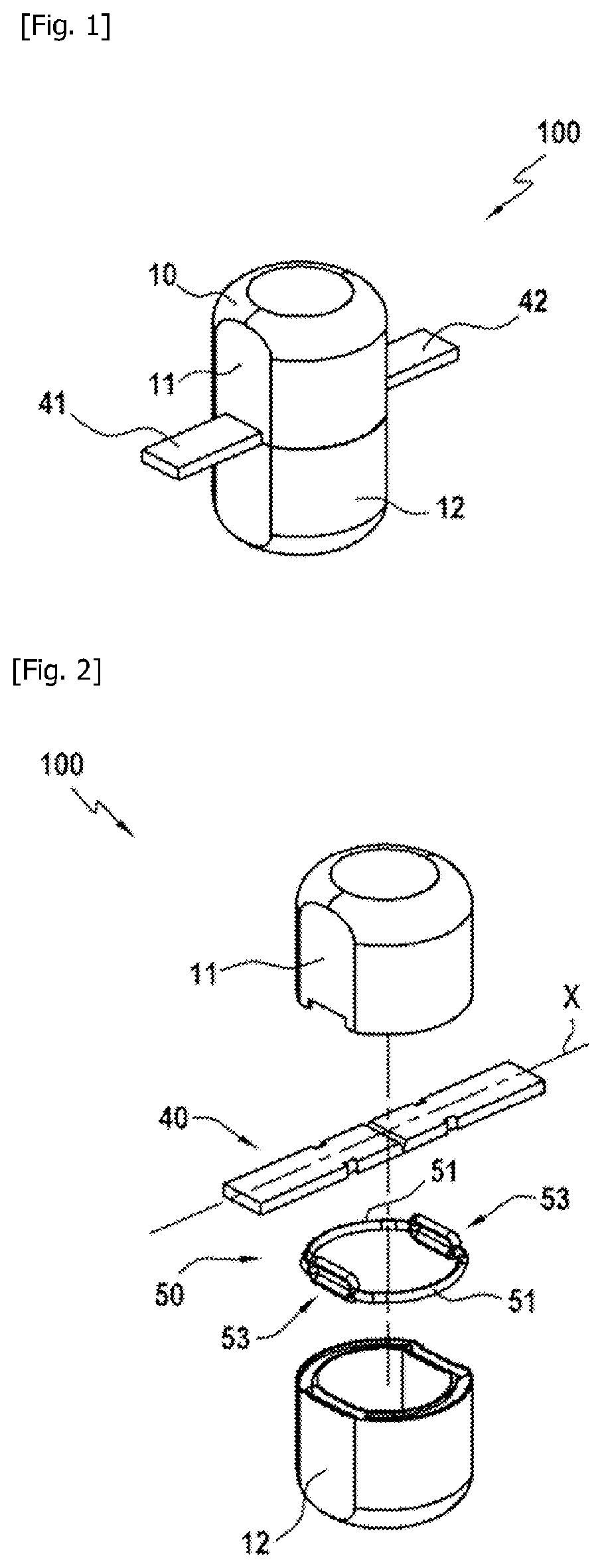 Patent US12315690 Figure 1 – Device with sealed inner chamber
