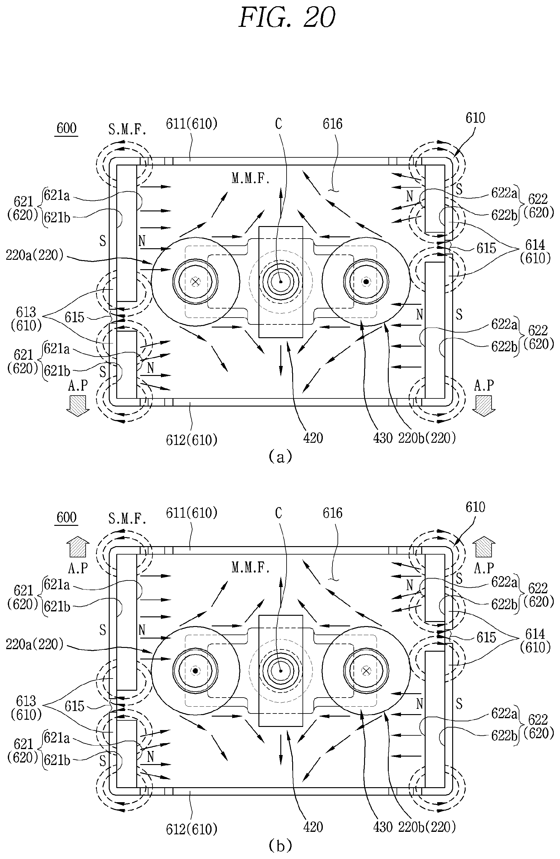 Patent US12315692 Figure 20 – Arc path forming unit and direct current relay comprising same