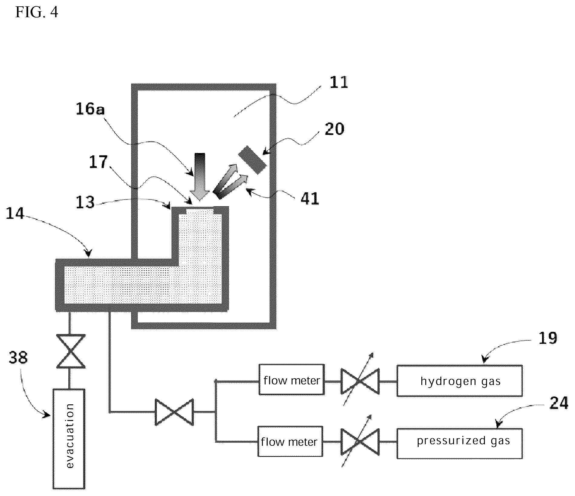 Patent US12315696 Figure 4 – Device for observing permeation and diffusion path of observation target gas, observation target gas measuring method, point-defect location detecting device, point-defect location detecting method, and observation samples