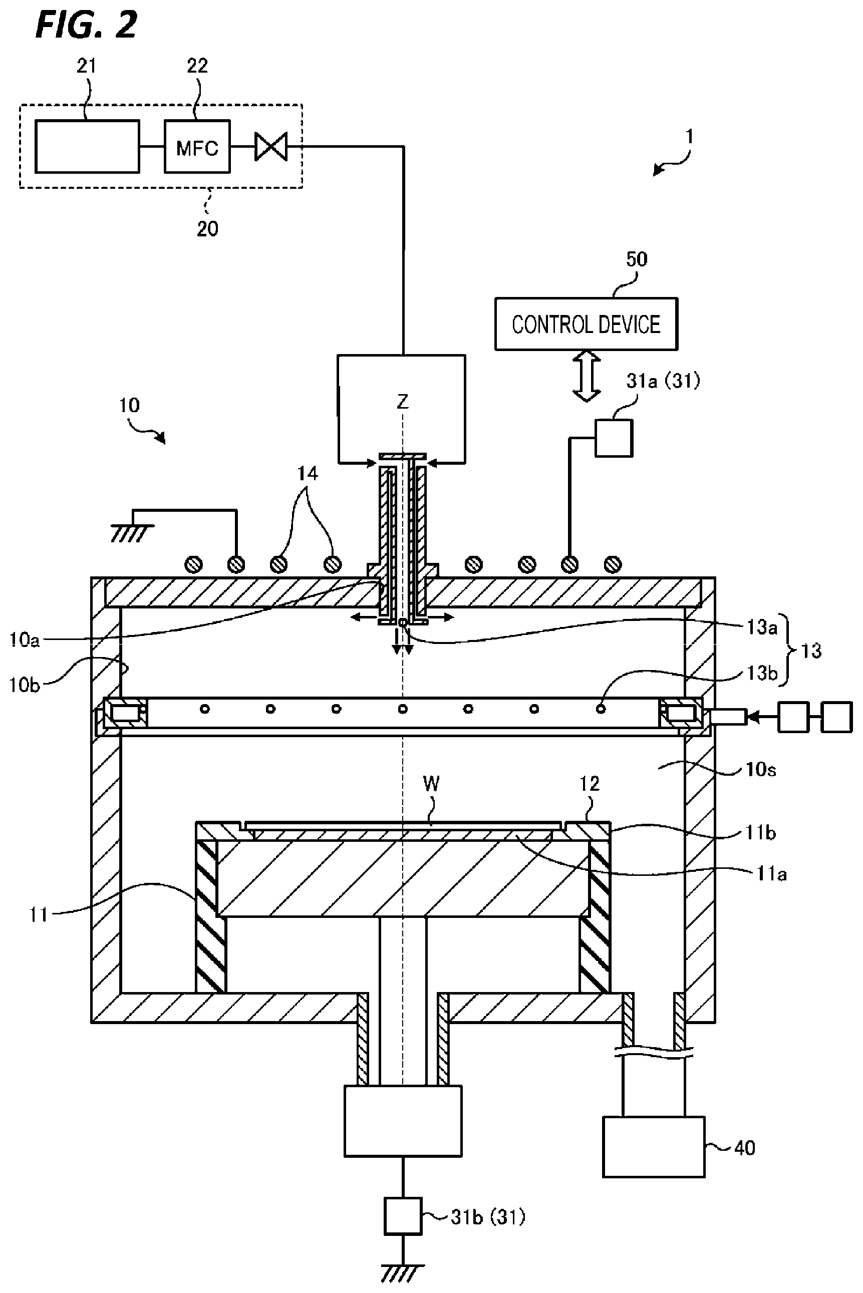 Patent US12315698 Figure 2 – Plasma processing method and plasma processing apparatus