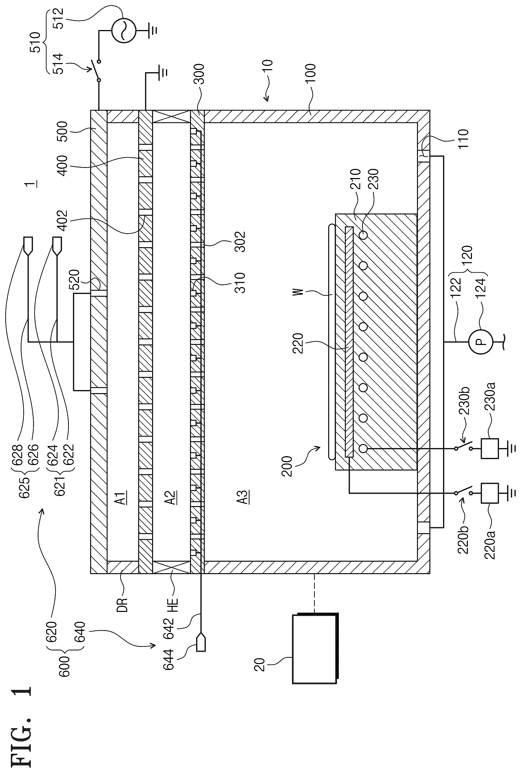 Patent US12315699 Figure 1 – Substrate treating apparatus and substrate treating method