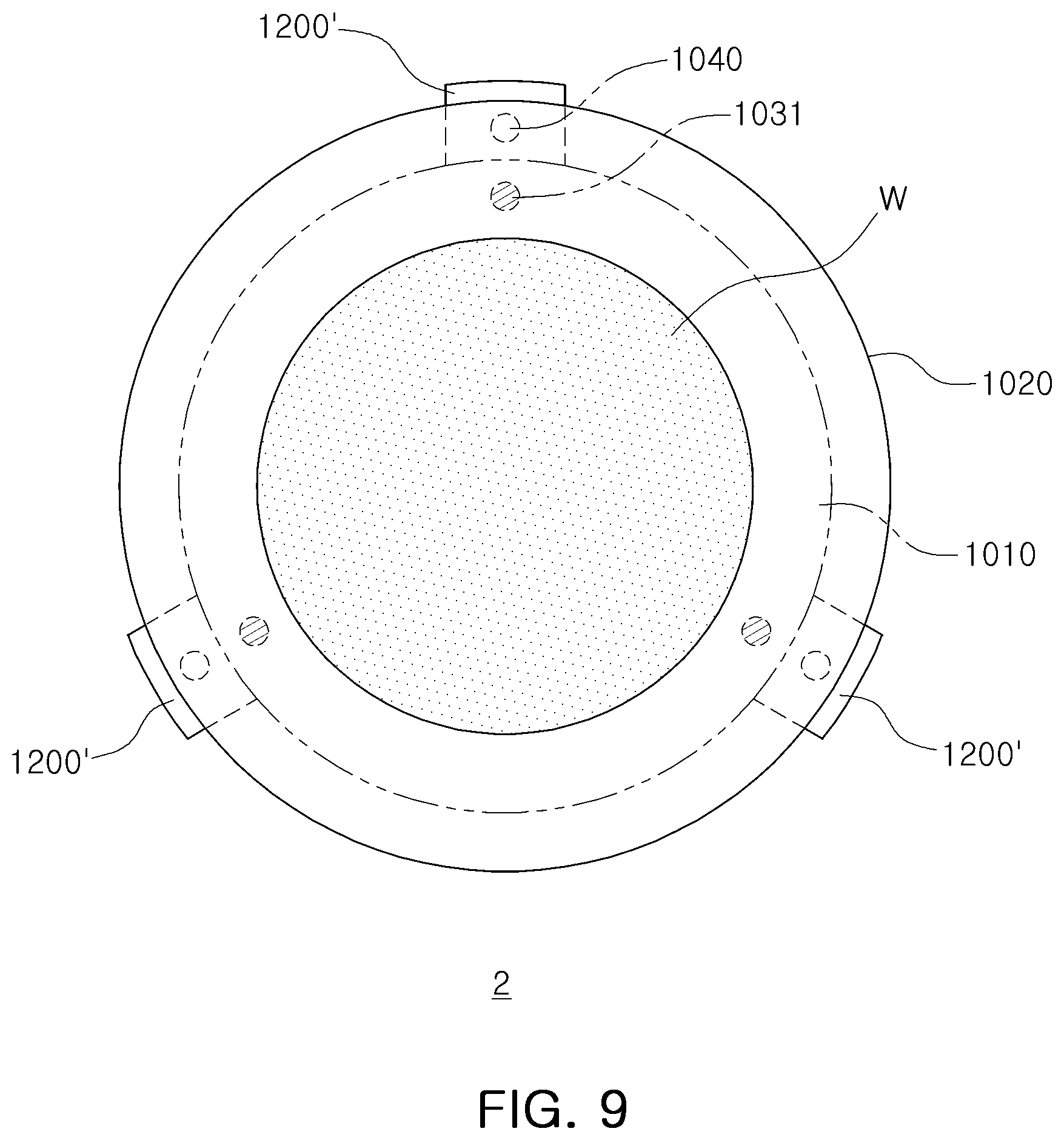 Patent US12315703 Figure 9 – Plasma processing apparatus and methods of manufacturing semiconductor device using the same