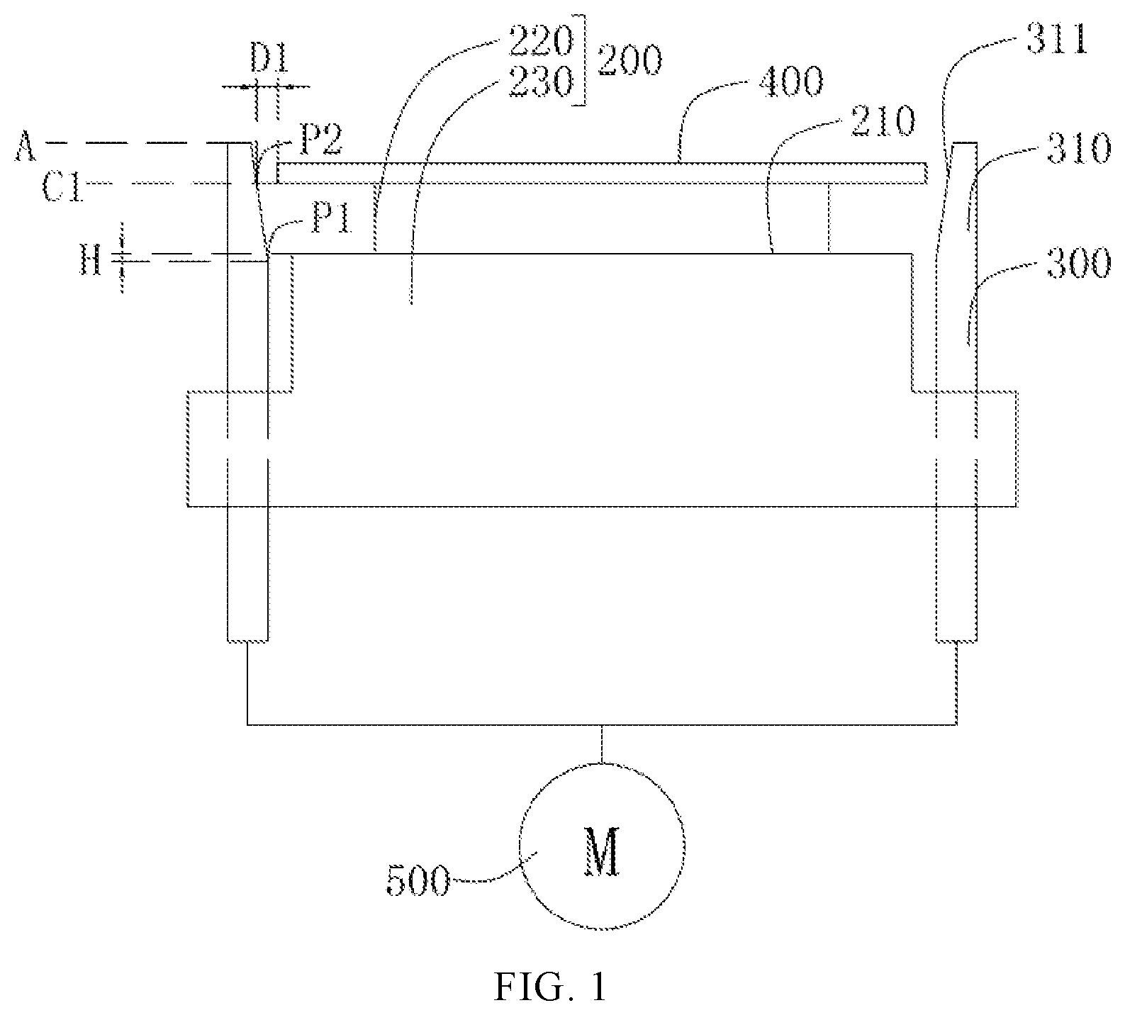 Patent US12315706 — Carrier device, semiconductor apparatus, and residual charge detection method — Figure 1