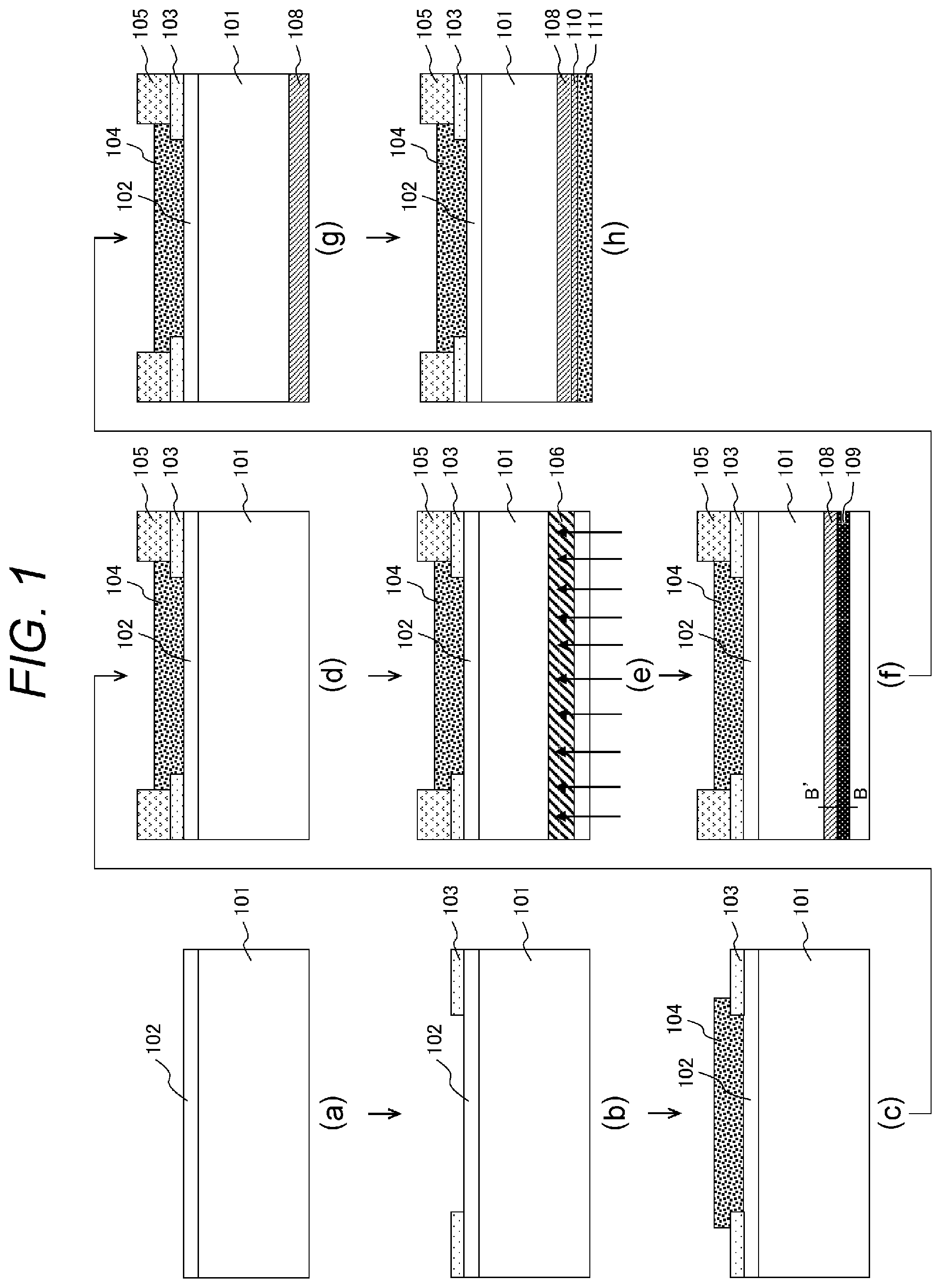 Patent US12315728 Figure 1 – Method for manufacturing semiconductor device, semiconductor device, semiconductor module, and power conversion device