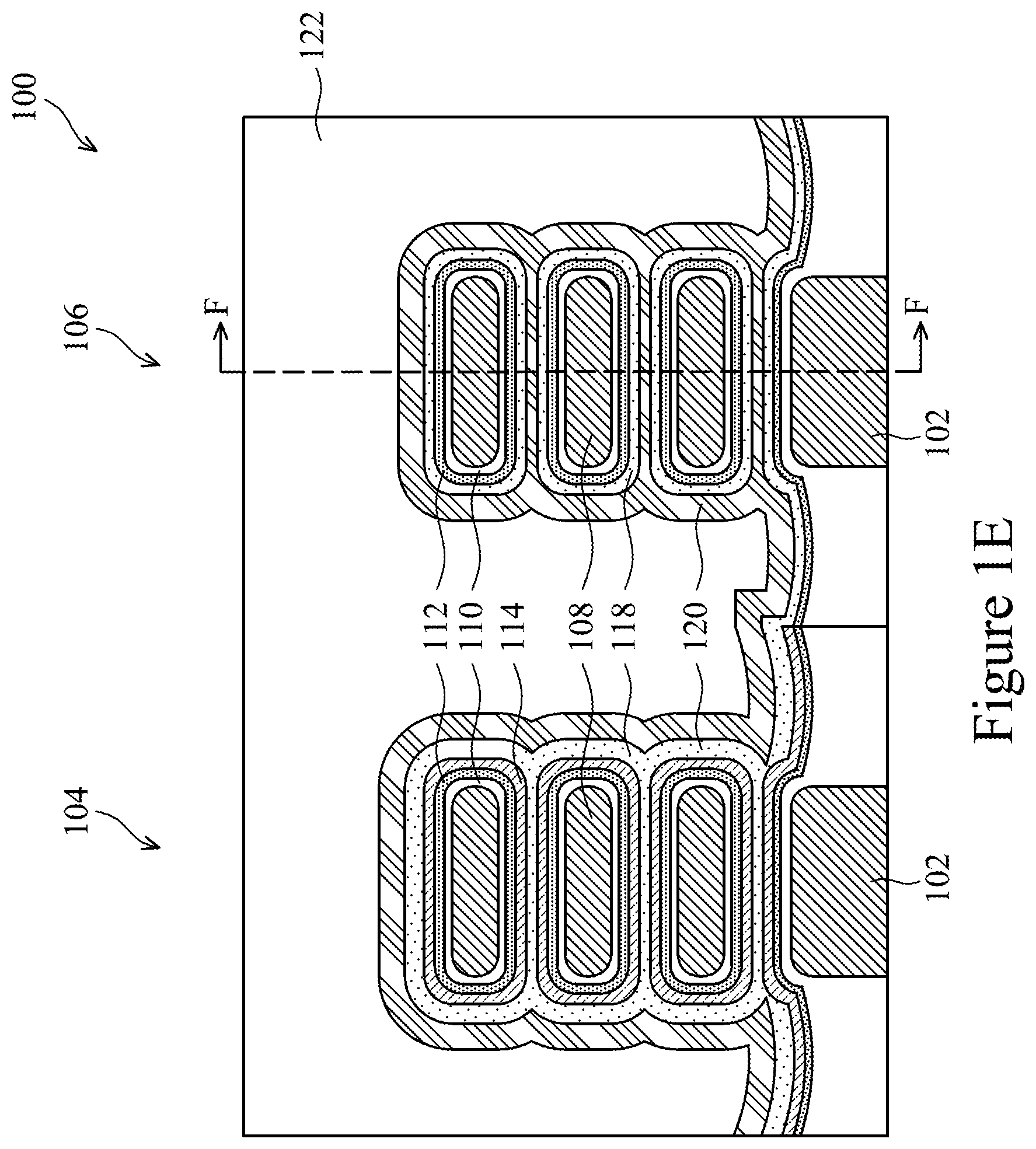 Patent US12315731 Figure 5 – Integrated circuit with nanosheet transistors with metal gate passivation