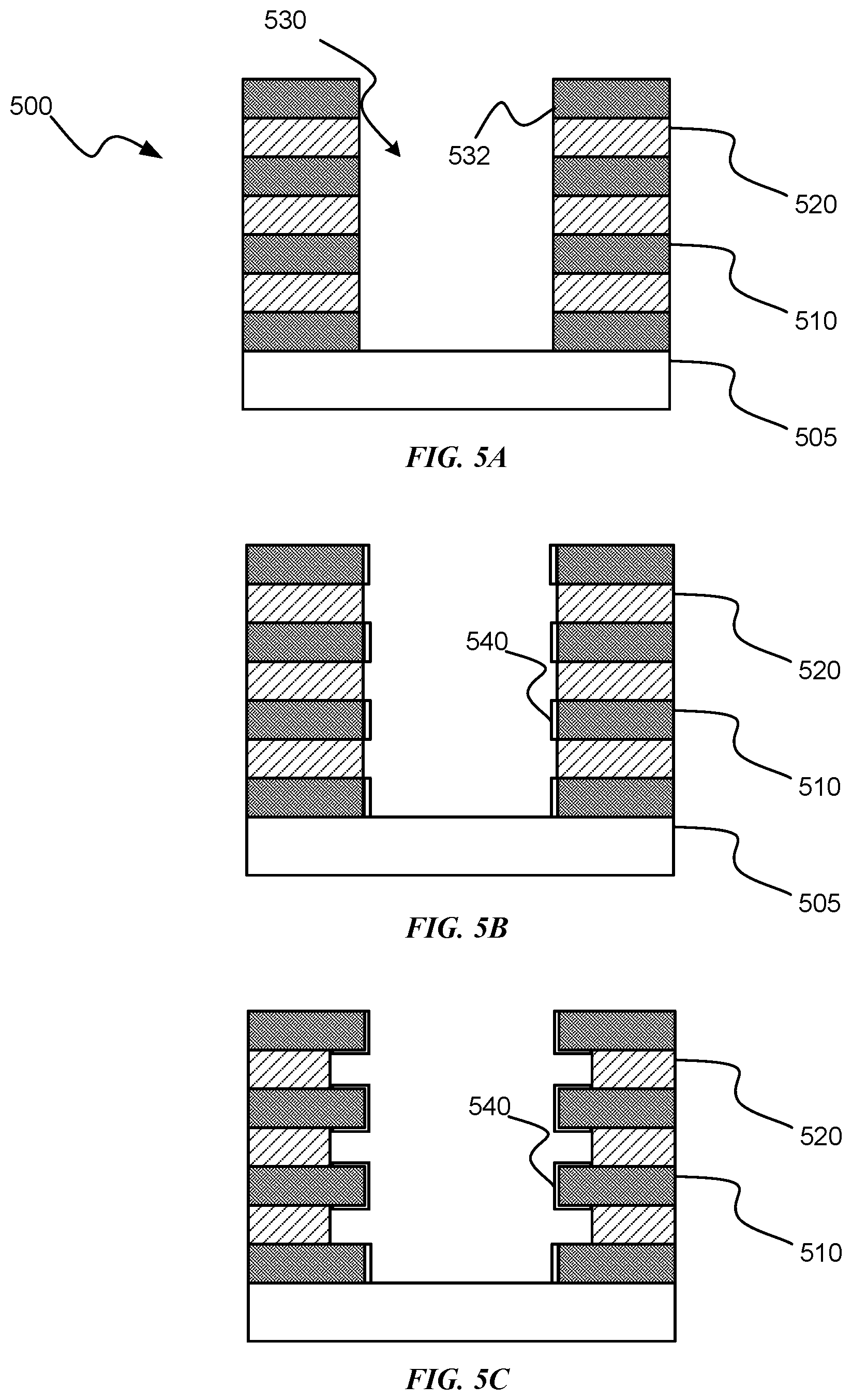 Patent US12315739 Figure 5 – Isotropic silicon nitride removal