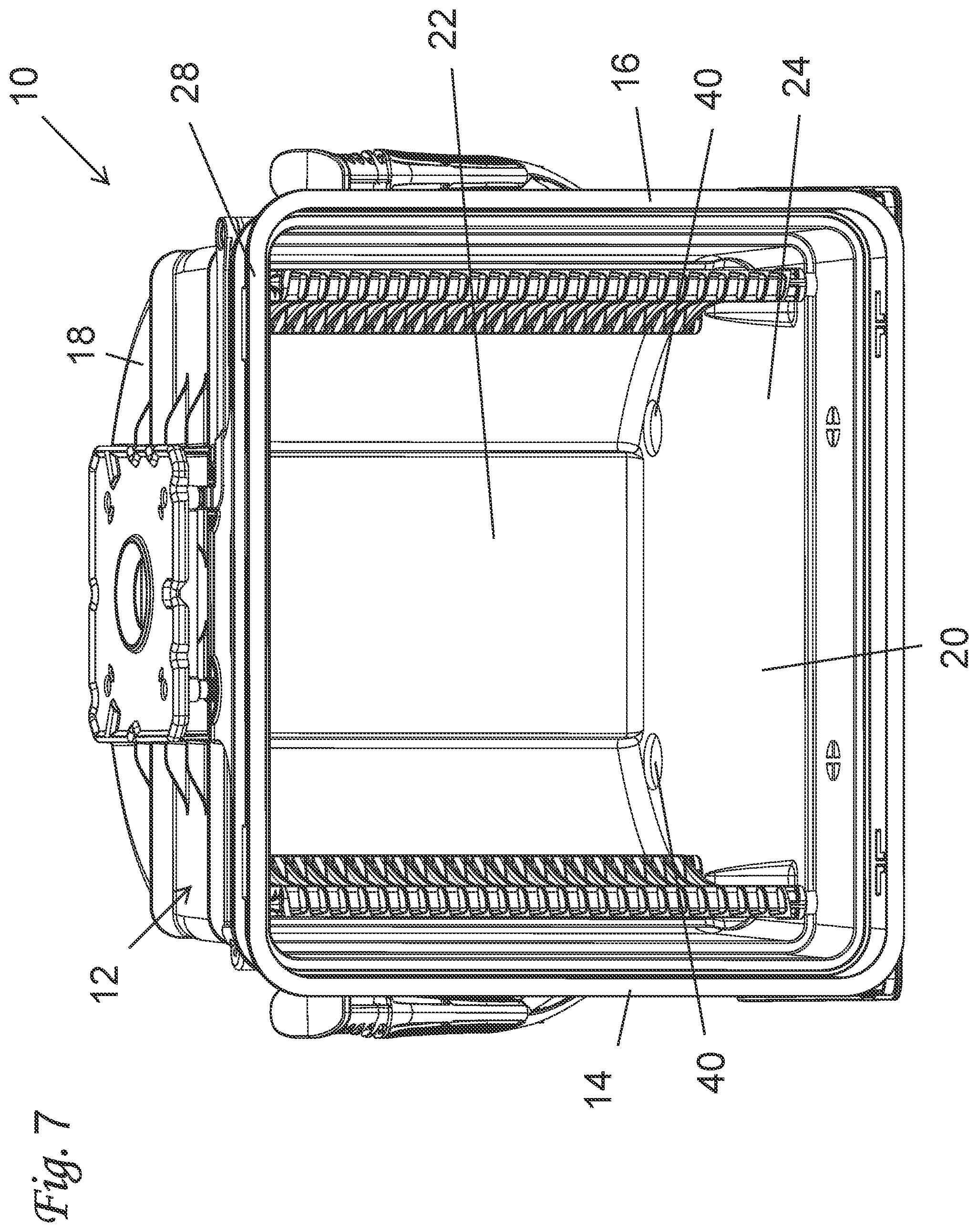 Patent US12315749 Figure 7 – Methods of installing a purge fluid conditioning element into a semiconductor substrate carrying container