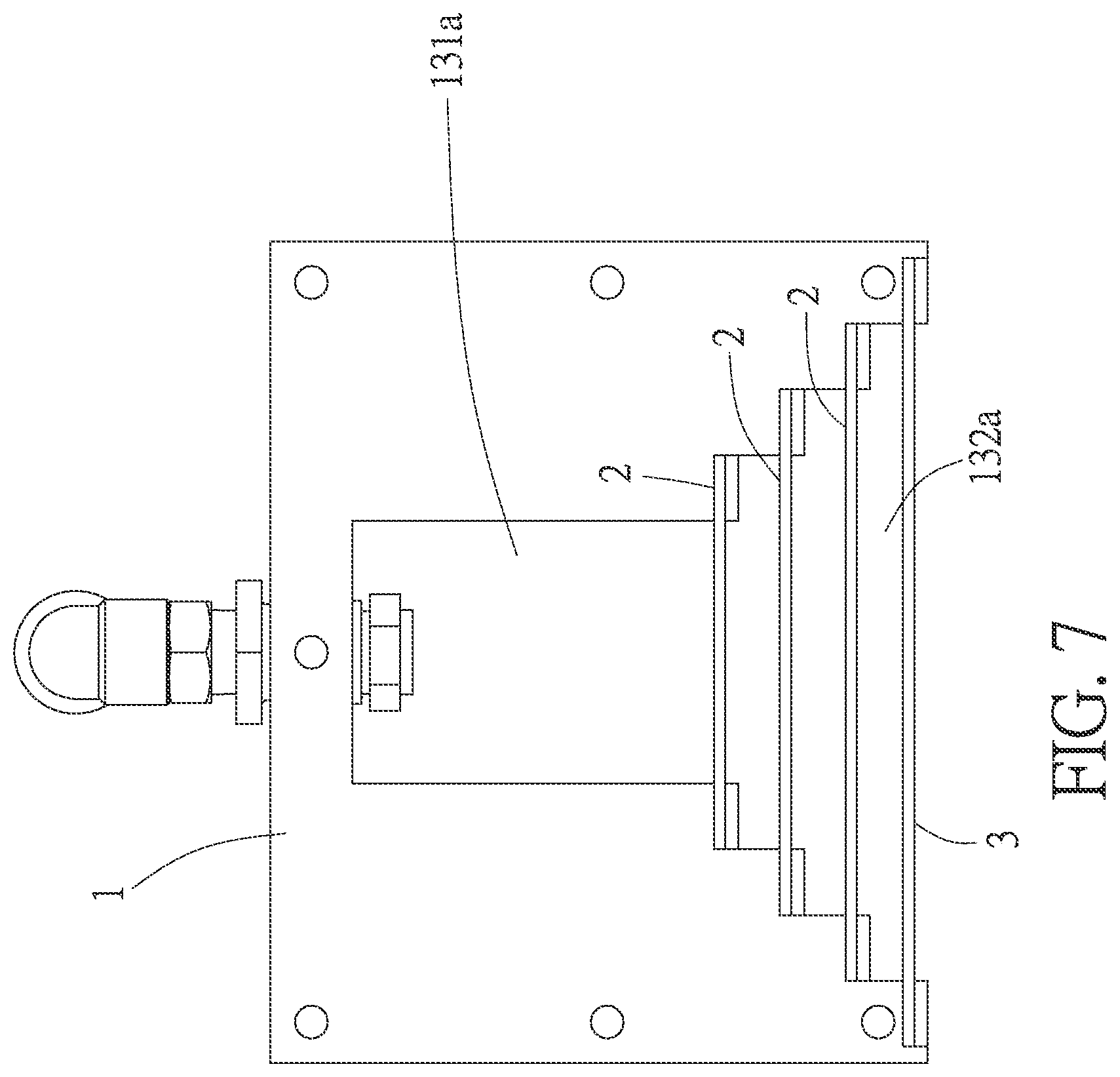 Patent US12315750 Figure 7 – Gas curtain device for front opening unified pod