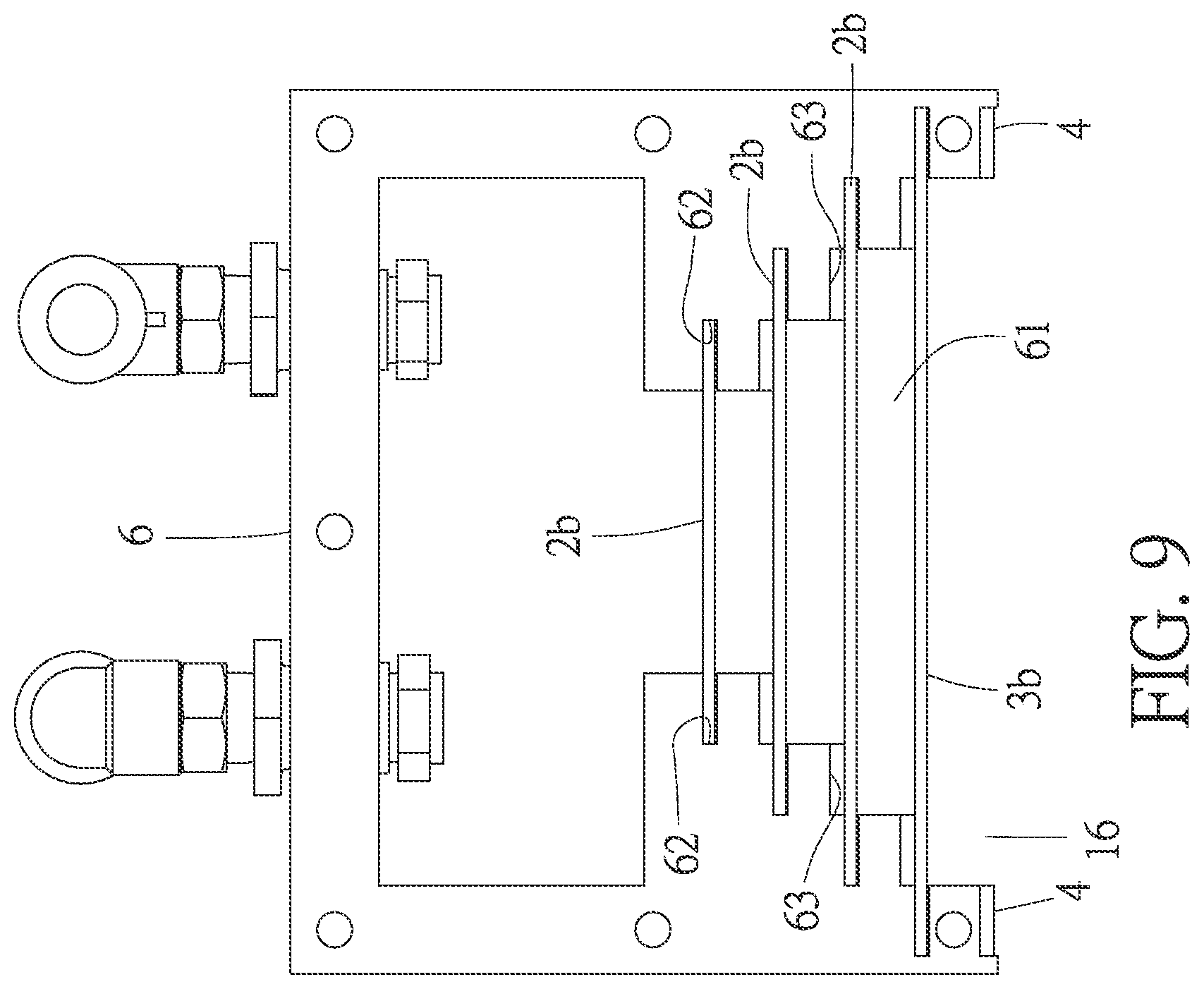 Patent US12315750 Figure 9 – Gas curtain device for front opening unified pod