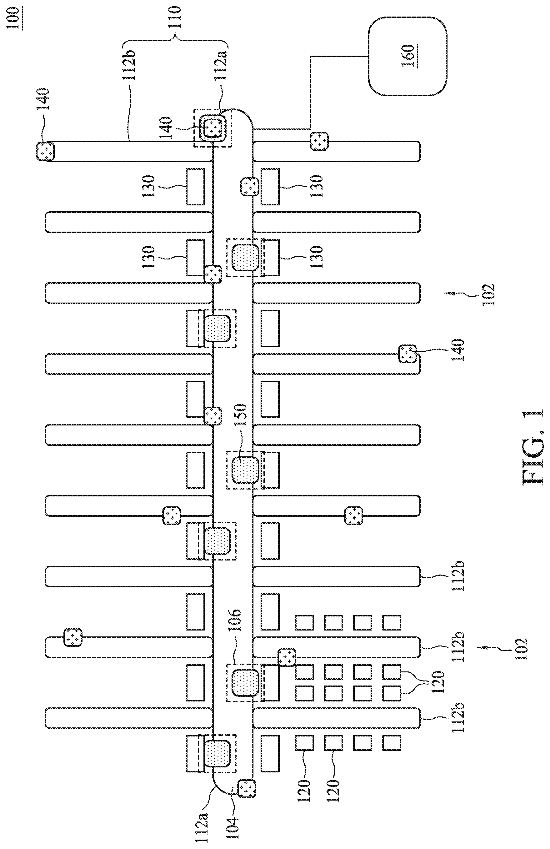 Patent US12315751 Figure 1 – System for a semiconductor fabrication facility and method for operating the same