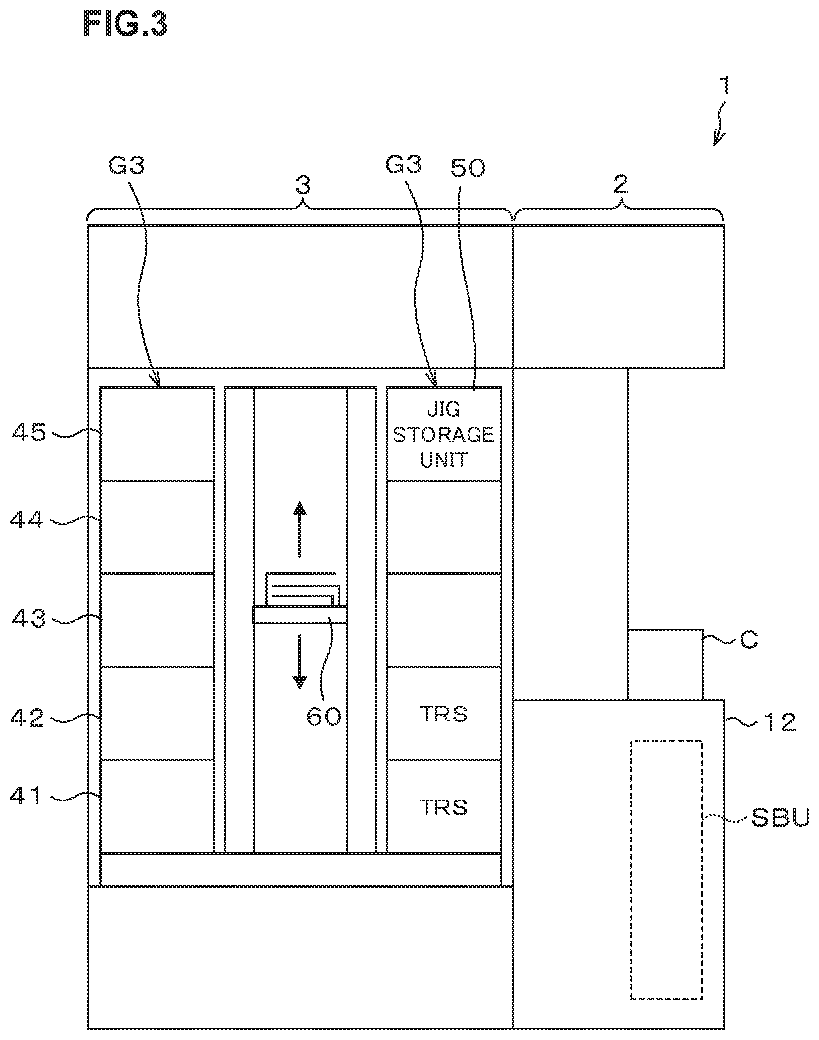Patent US12315752 Figure 3 – Substrate treatment apparatus and transfer schedule creation method