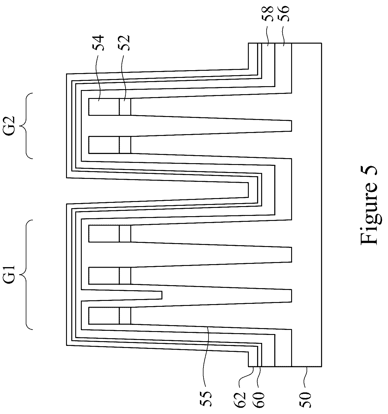 Patent US12315758 Figure 5 – Semiconductor device and method
