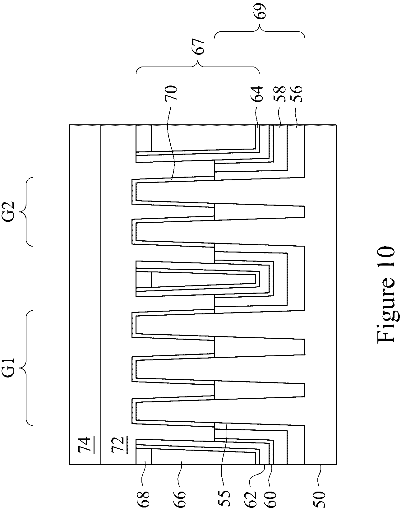 Patent US12315758 Figure 11 – Semiconductor device and method