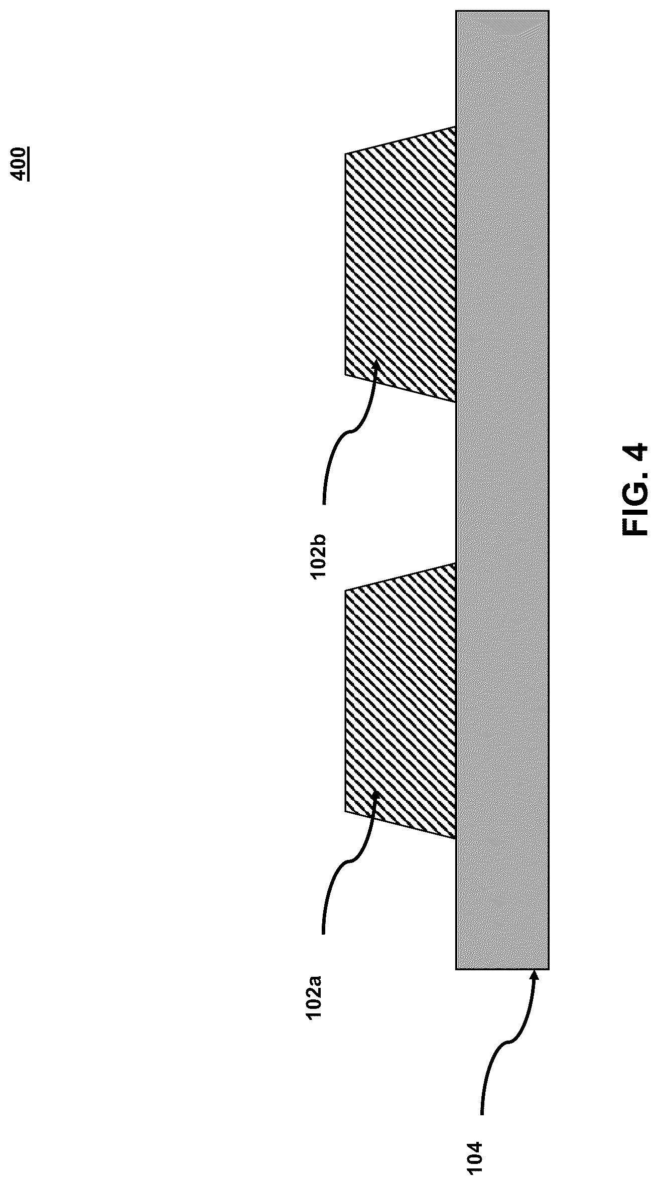Patent US12315762 Figure 4 – Self-aligned lines and methods for fabricating the same