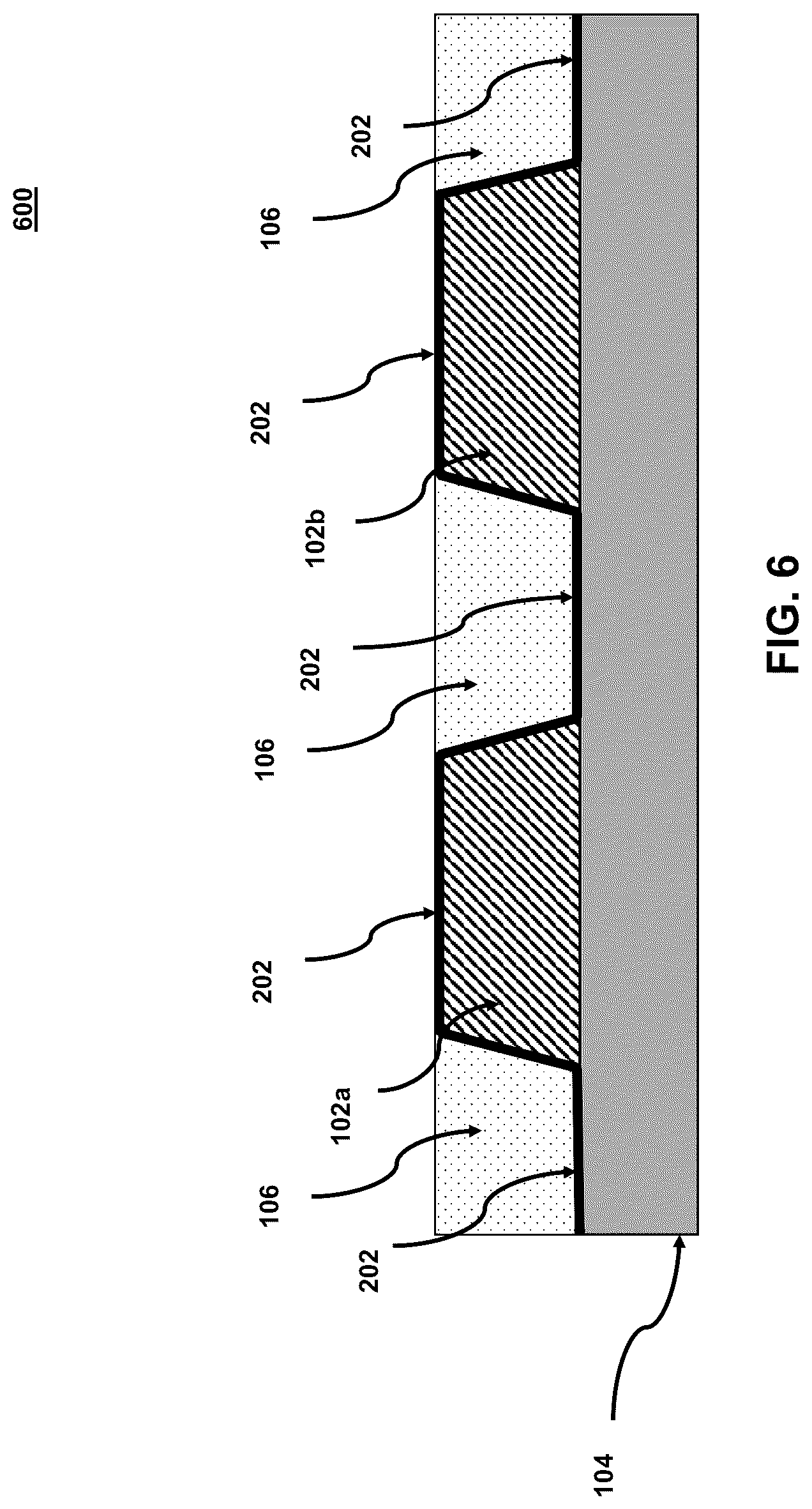 Patent US12315762 Figure 6 – Self-aligned lines and methods for fabricating the same