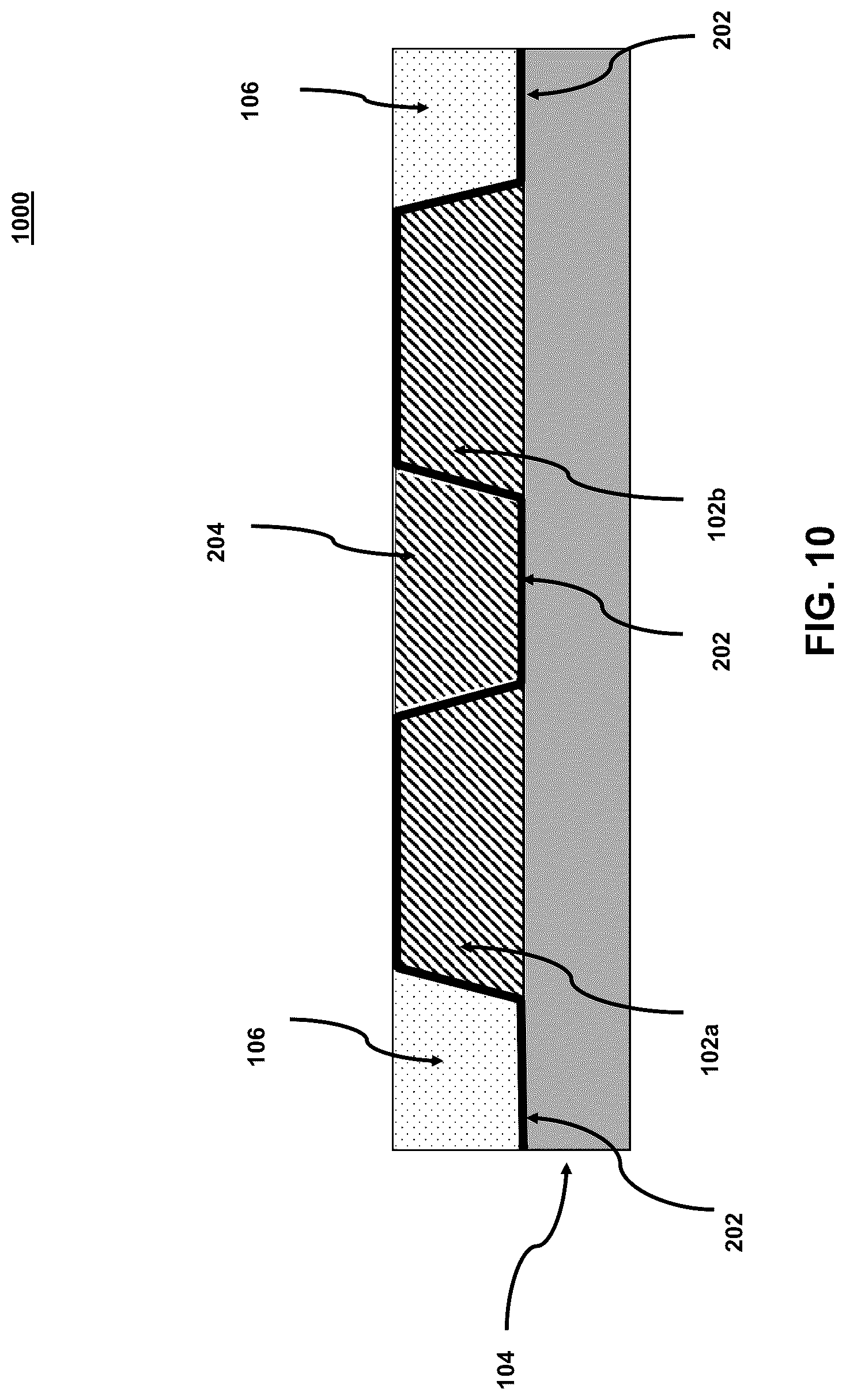 Patent US12315762 Figure 10 – Self-aligned lines and methods for fabricating the same