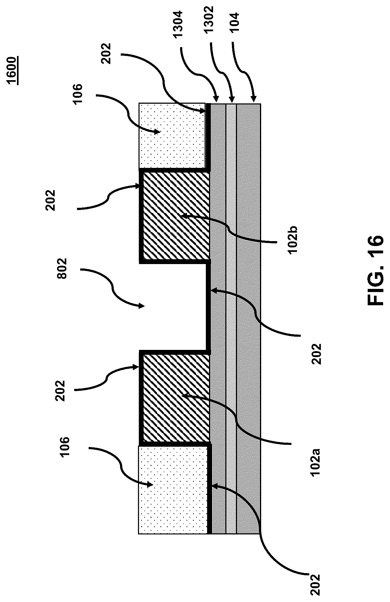 Patent US12315762 Figure 16 – Self-aligned lines and methods for fabricating the same