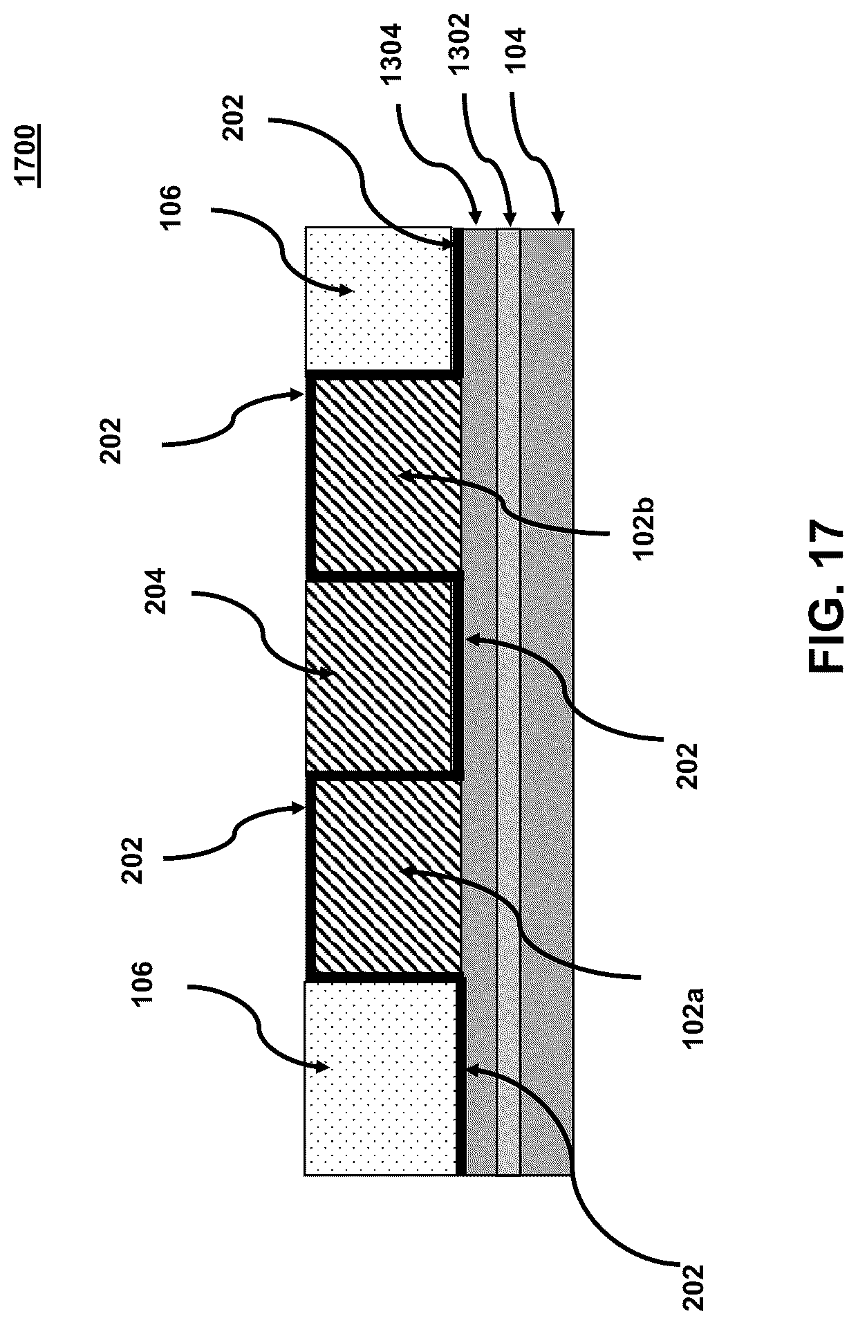 Patent US12315762 Figure 17 – Self-aligned lines and methods for fabricating the same