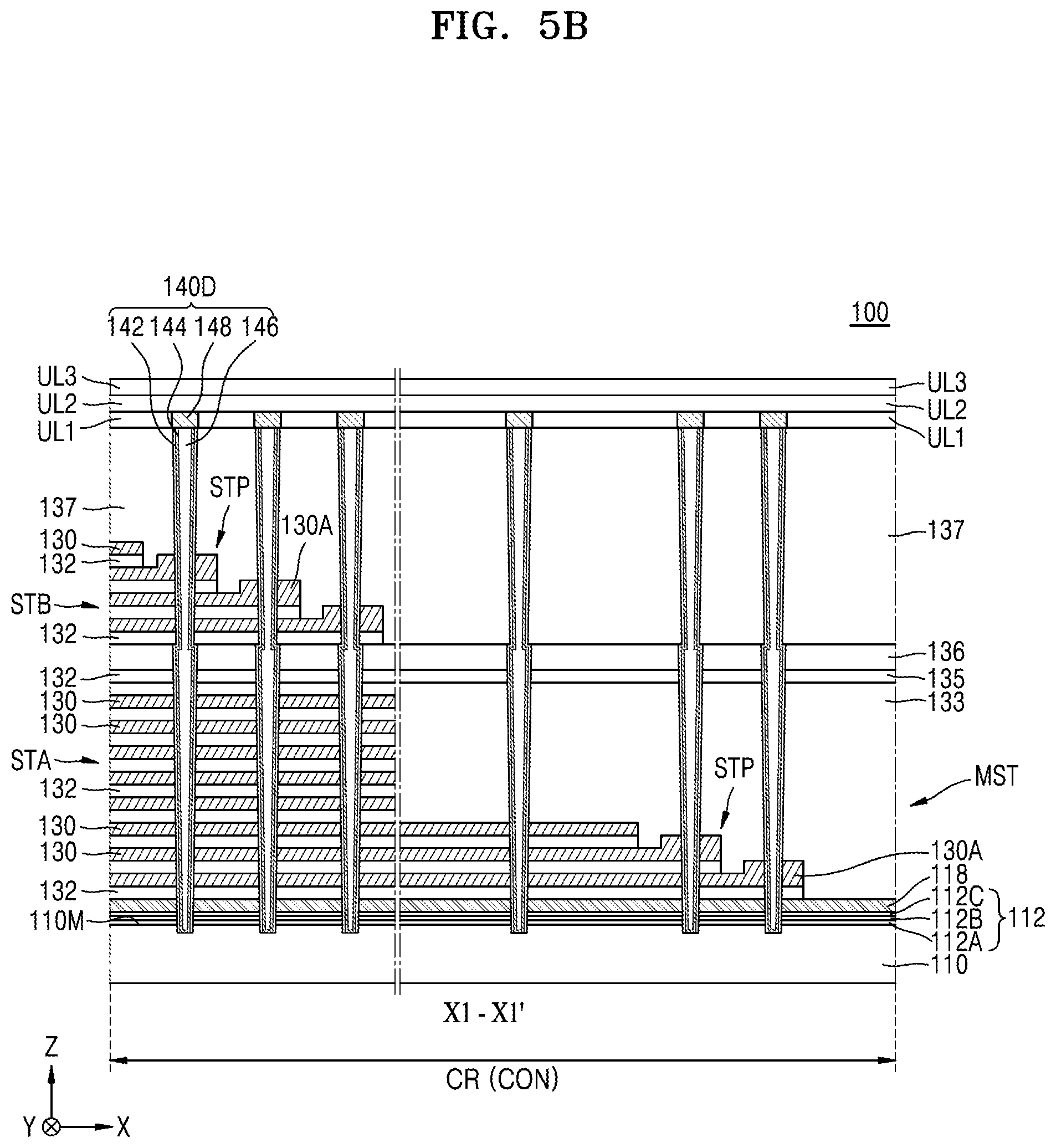 Patent US12315763 Figure 6 – Three-dimensional memory device and method of making thereof using sacrificial carbon-containing barrier film