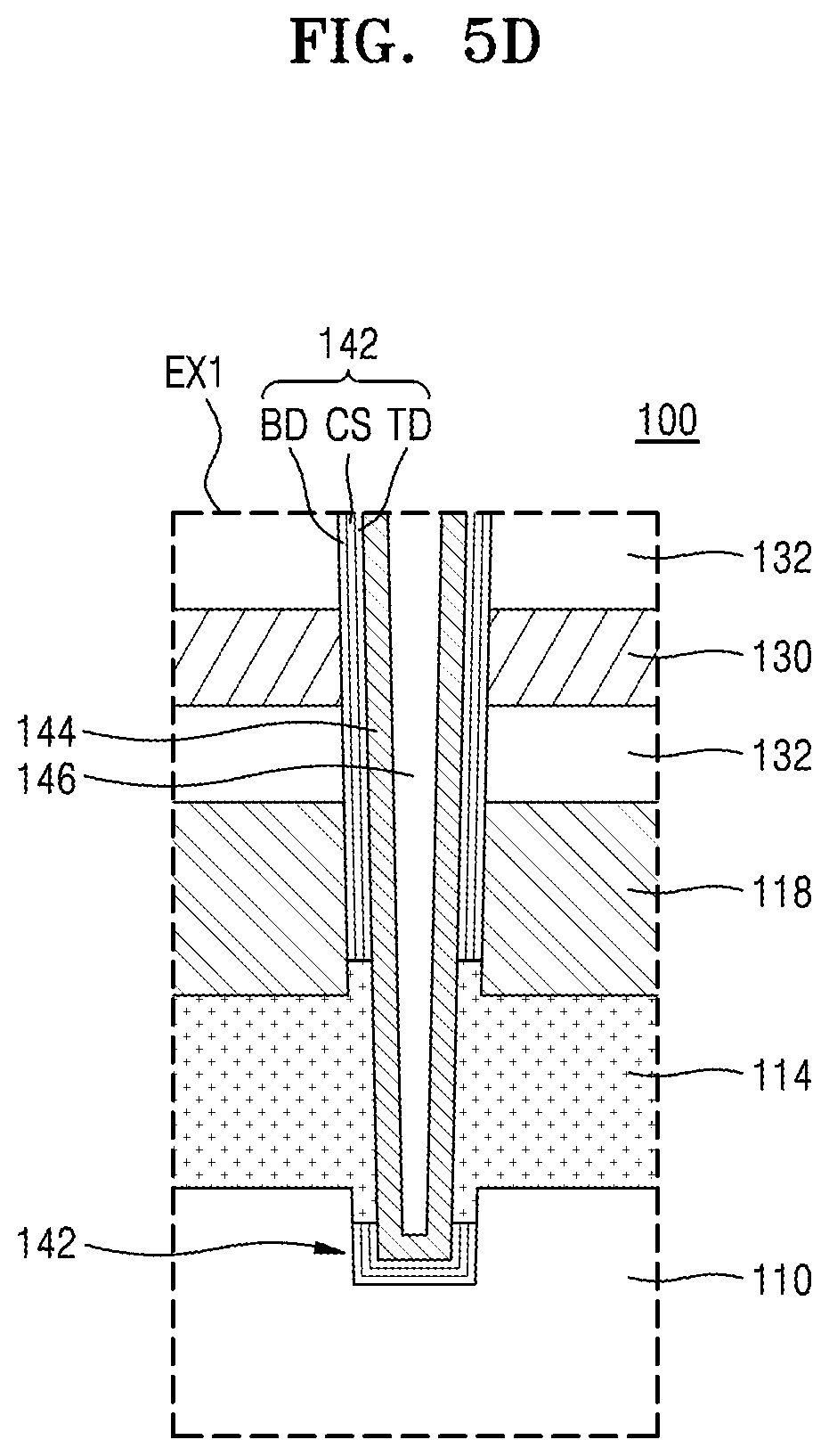 Patent US12315763 Figure 8 – Three-dimensional memory device and method of making thereof using sacrificial carbon-containing barrier film