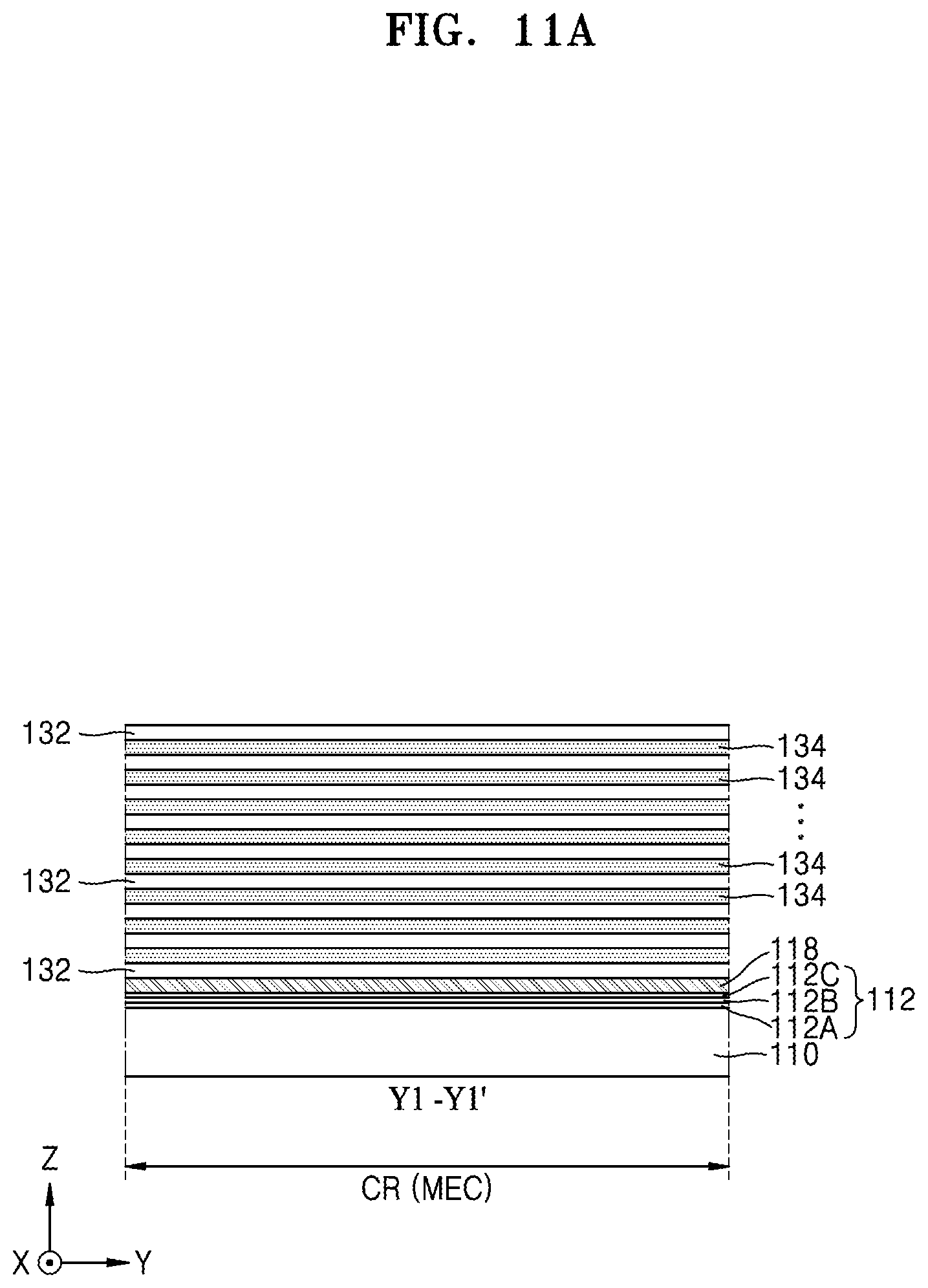 Patent US12315763 Figure 16 – Three-dimensional memory device and method of making thereof using sacrificial carbon-containing barrier film