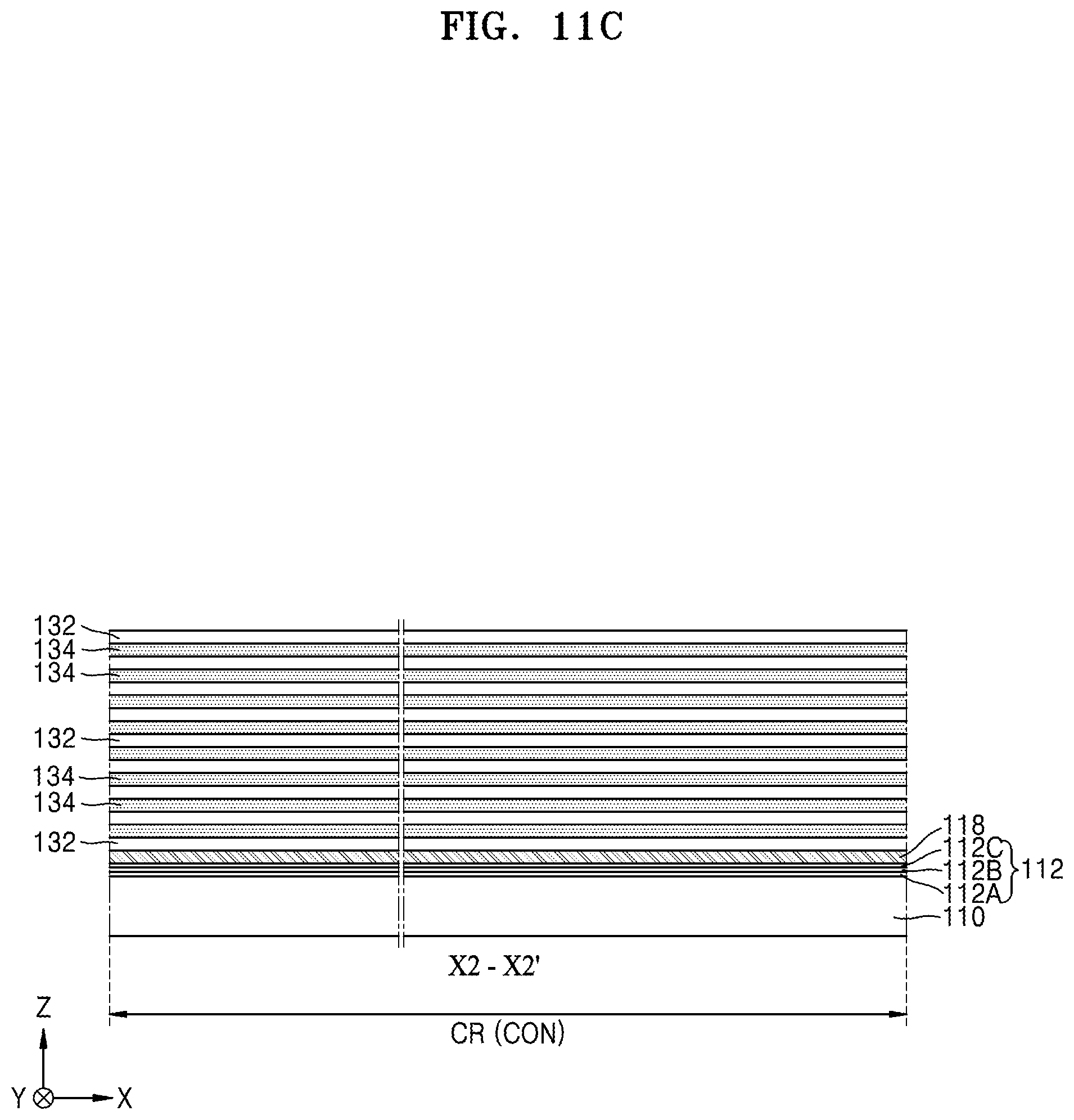 Patent US12315763 Figure 18 – Three-dimensional memory device and method of making thereof using sacrificial carbon-containing barrier film