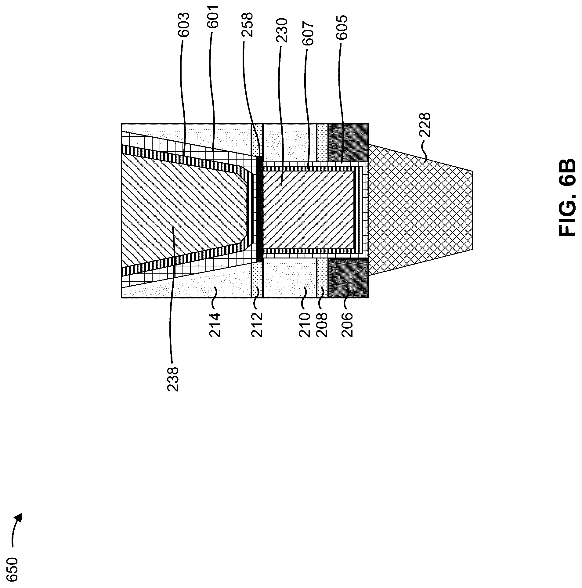 Patent US12315764 Figure 15 – Conductive structures with barriers and liners of varying thicknesses